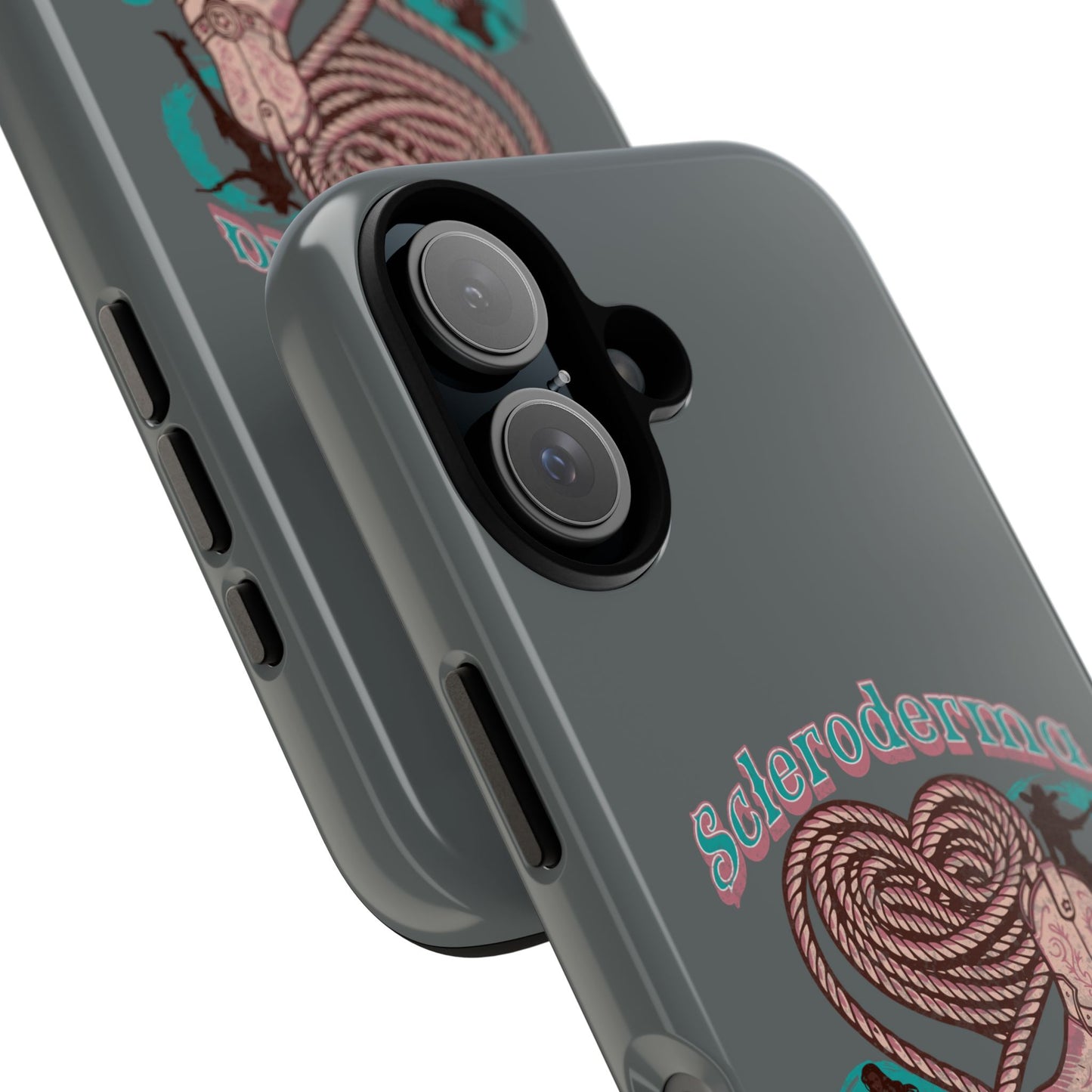 Scleroderma warrior phone case, iPhone case, valentine rodeo themed