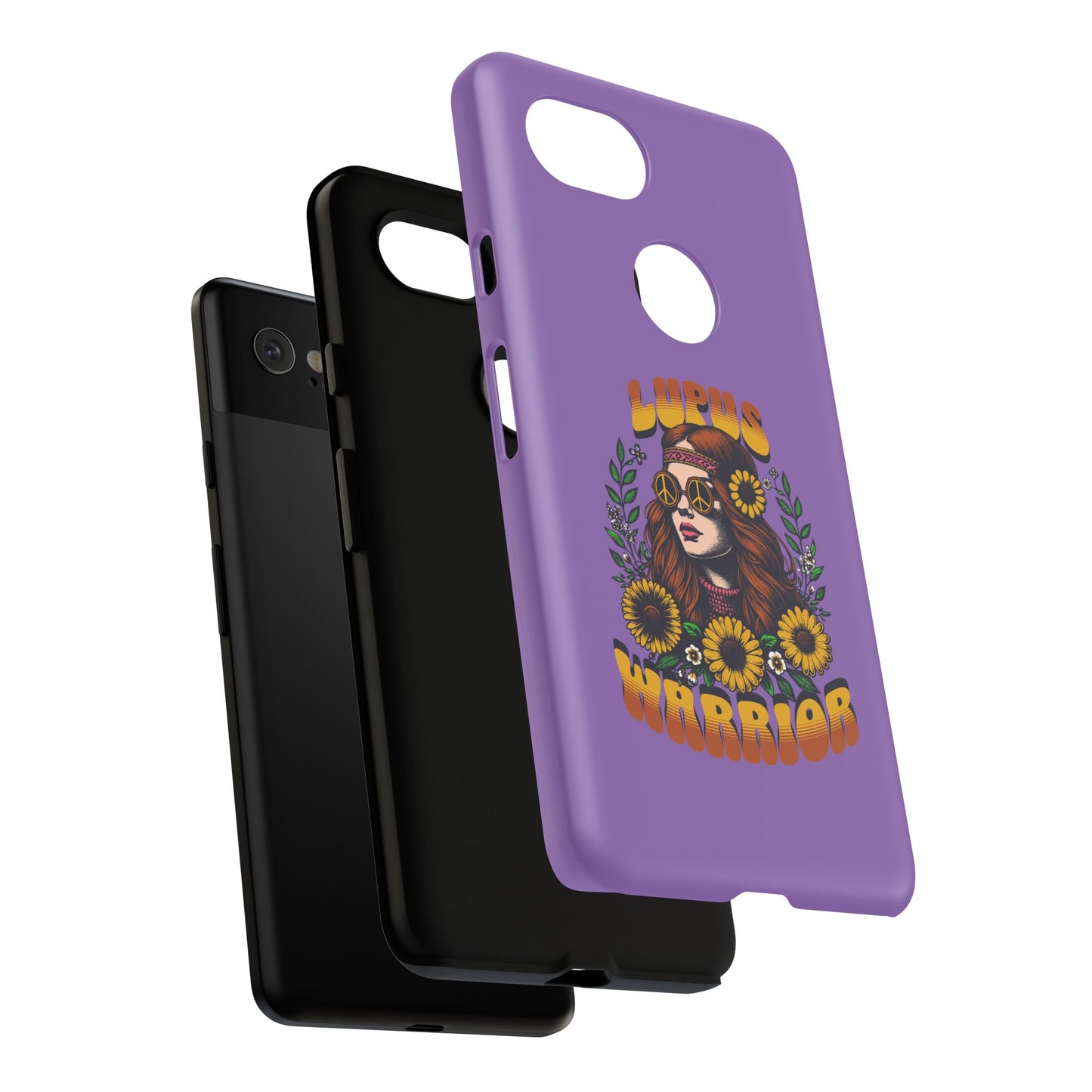 Lupus Warrior Phone Case - Stylish Purple Floral Design for Advocates