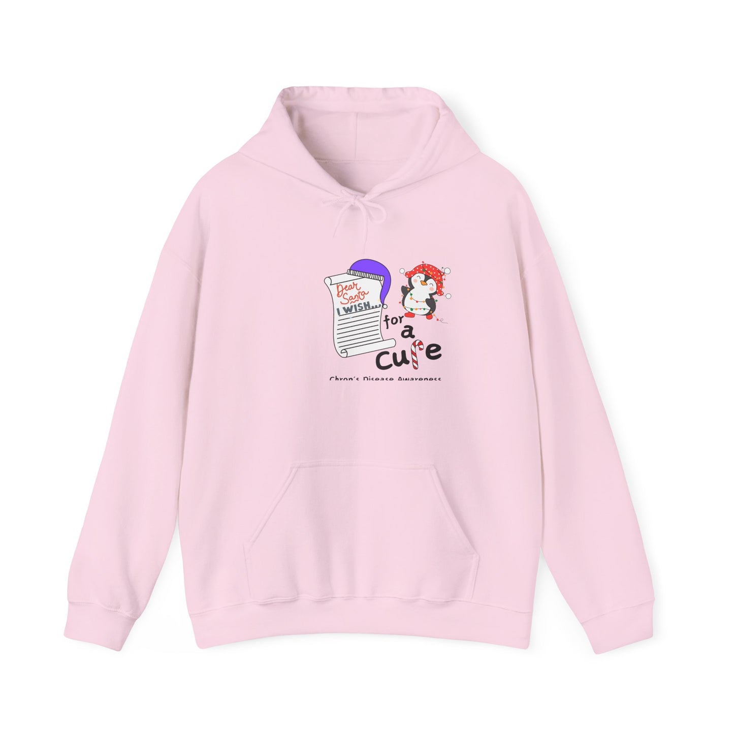 Unisex Hooded Sweatshirt, Chron's Disease Awareness Hoodie, Holiday Gift Ideas
