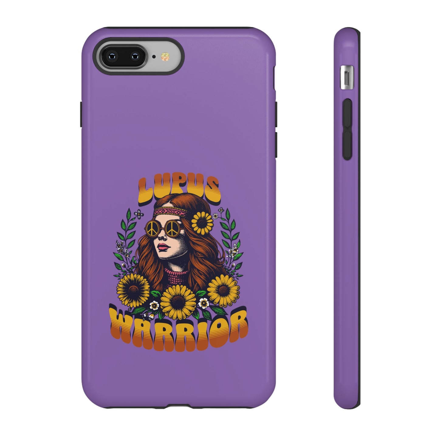 Lupus Warrior Phone Case - Stylish Purple Floral Design for Advocates