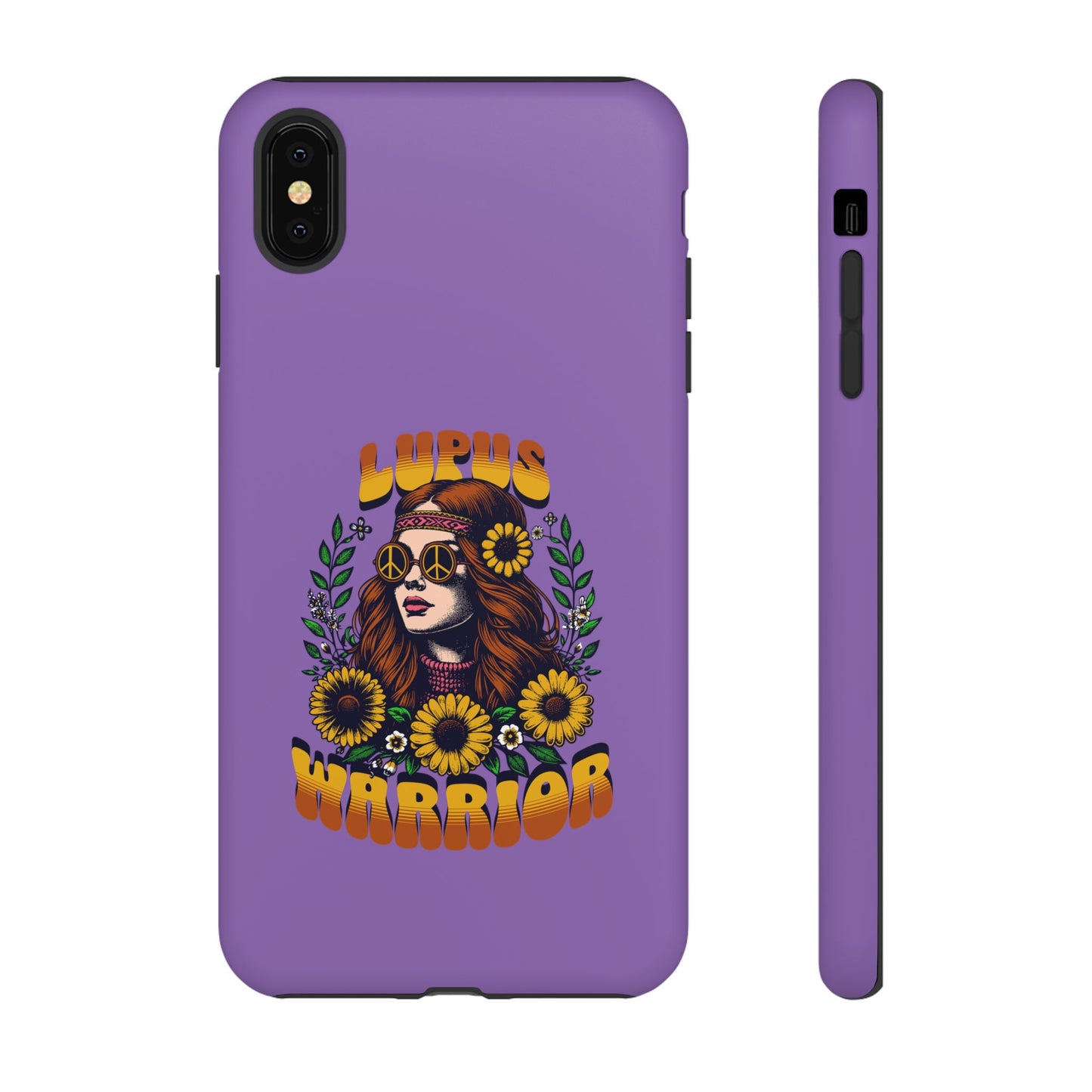 Lupus Warrior Phone Case - Stylish Purple Floral Design for Advocates