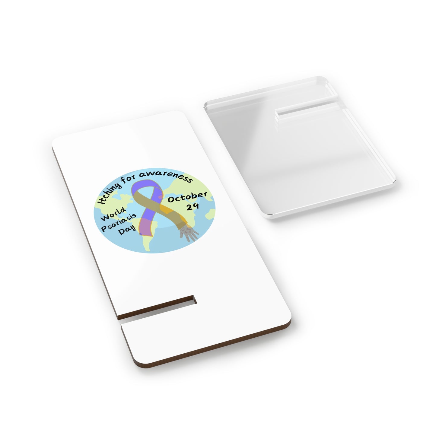 World Psoriasis Day Psoriasis Awareness Phone Stand Mobile Display Stand for Smartphones