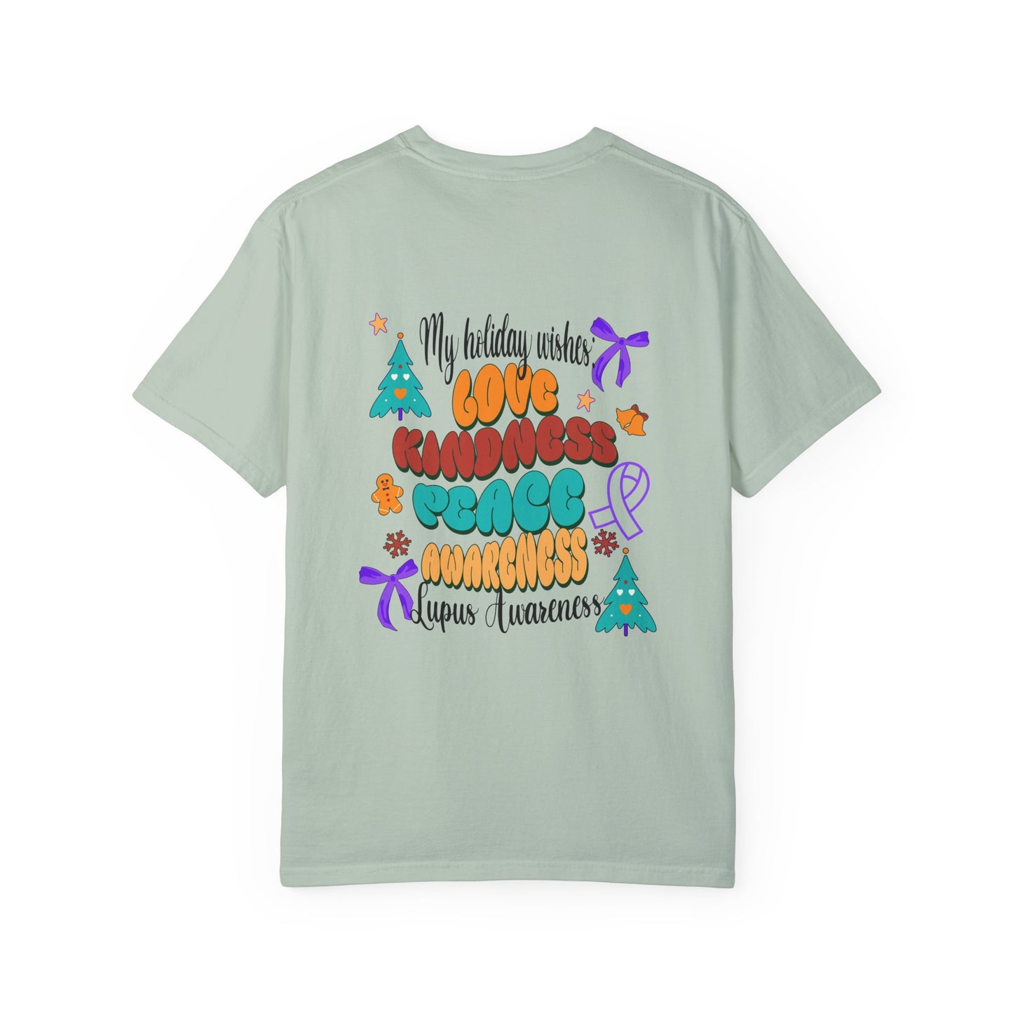 Lupus Awareness Holiday Wishes Unisex T-shirt