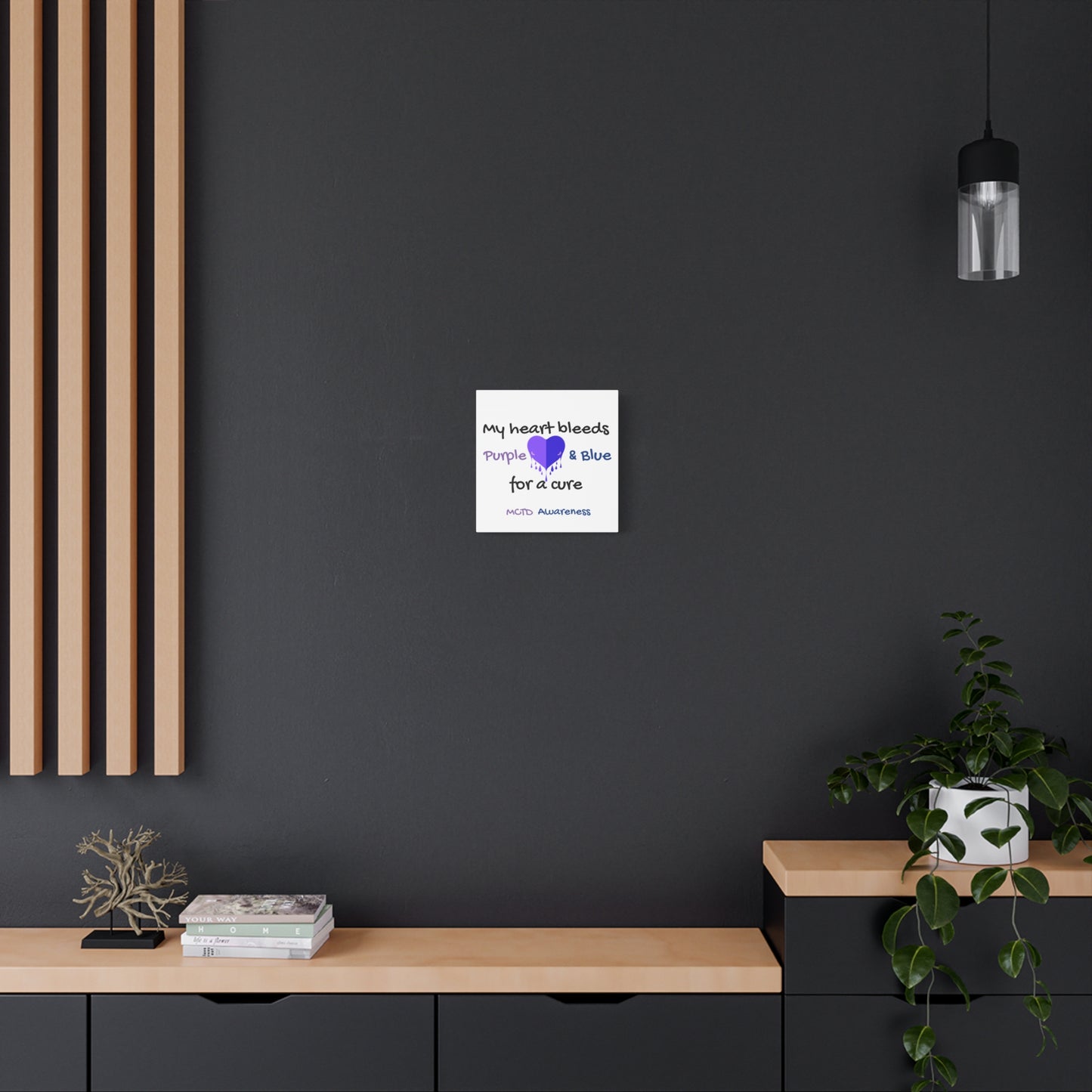 MCTD Awareness Home Decor Matte Canvas, Stretched, 1.25"