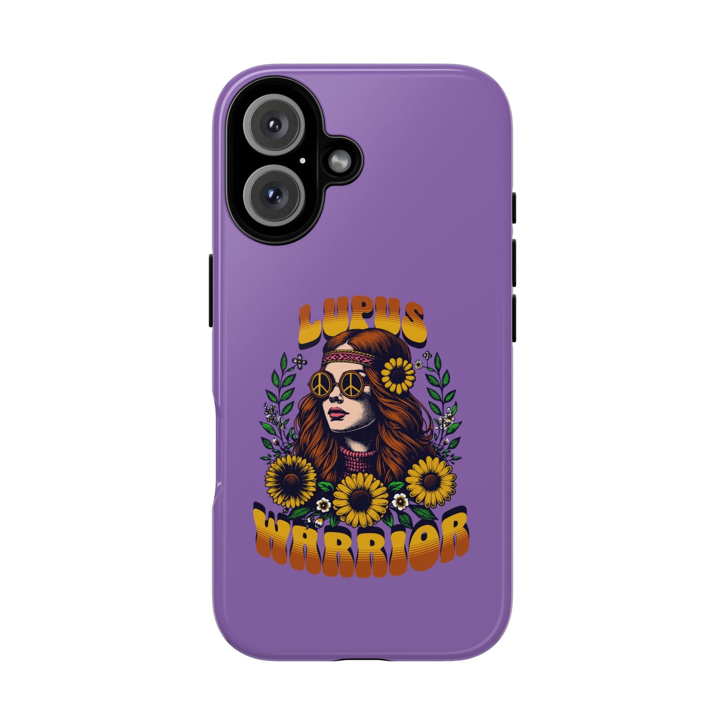 Lupus Warrior Phone Case - Stylish Purple Floral Design for Advocates
