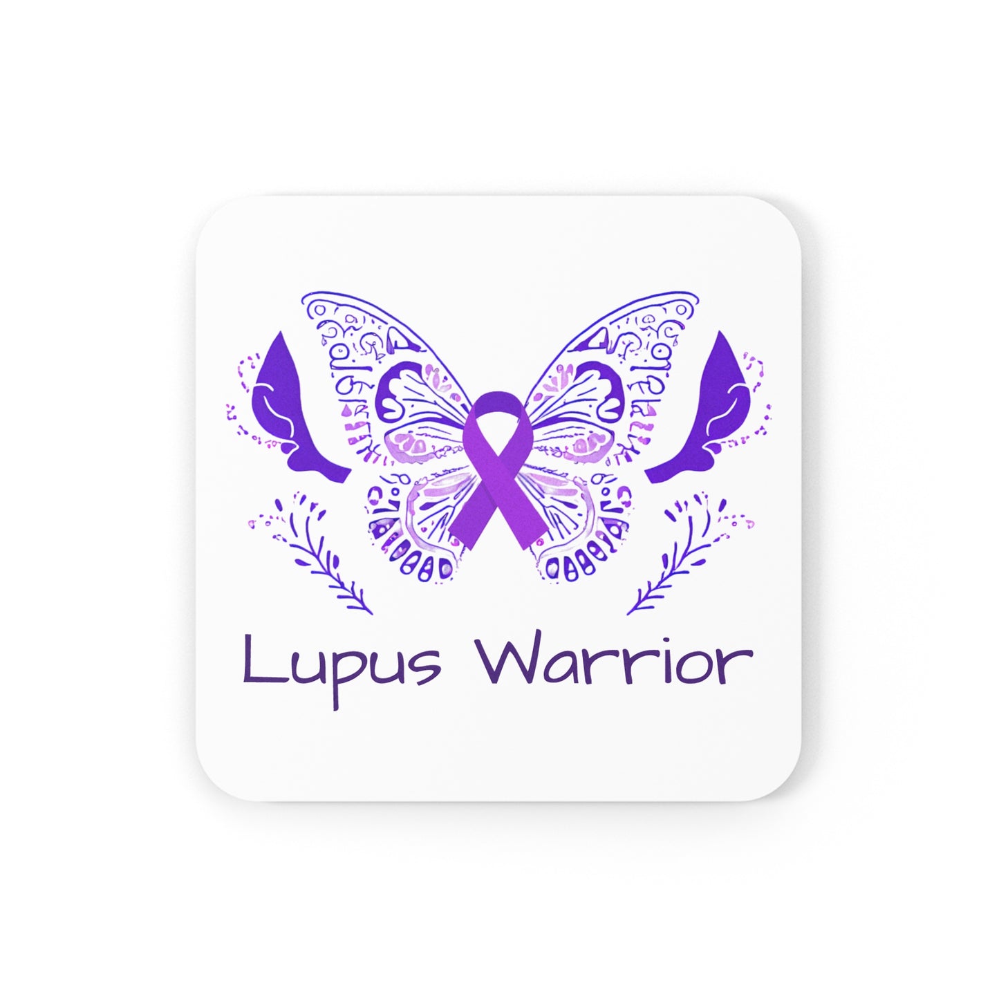 Lupus Warrior Home Decor Cork Back Coaster