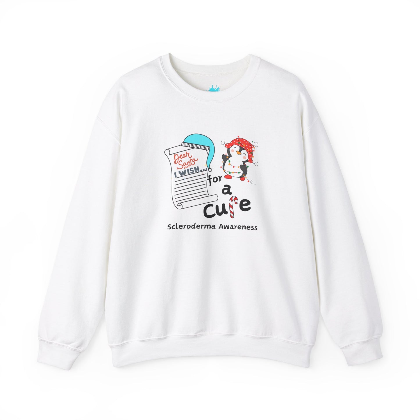 Unisex Crewneck Sweatshirt Scleroderma Awareness Holiday Sweater