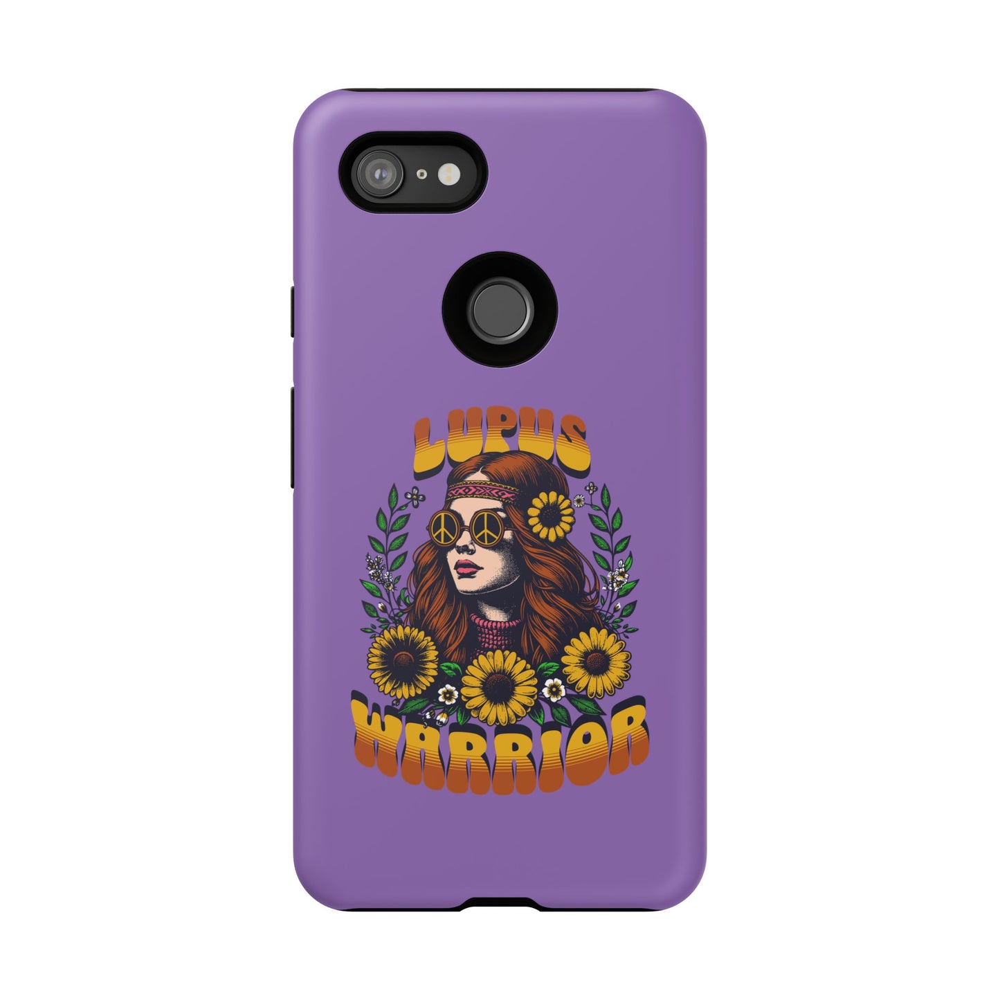 Lupus Warrior Phone Case - Stylish Purple Floral Design for Advocates