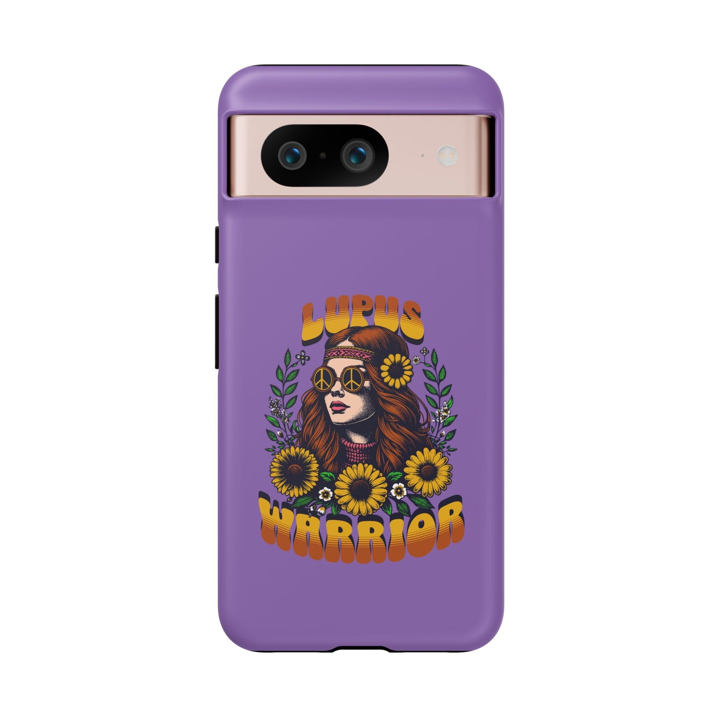 Lupus Warrior Phone Case - Stylish Purple Floral Design for Advocates