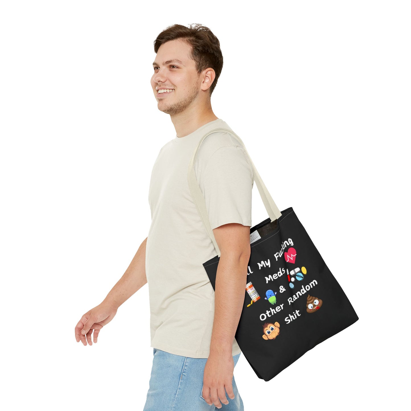 Funny Meds & Life Tote Bag - All My F*cking Meds & Other Random Sh*t