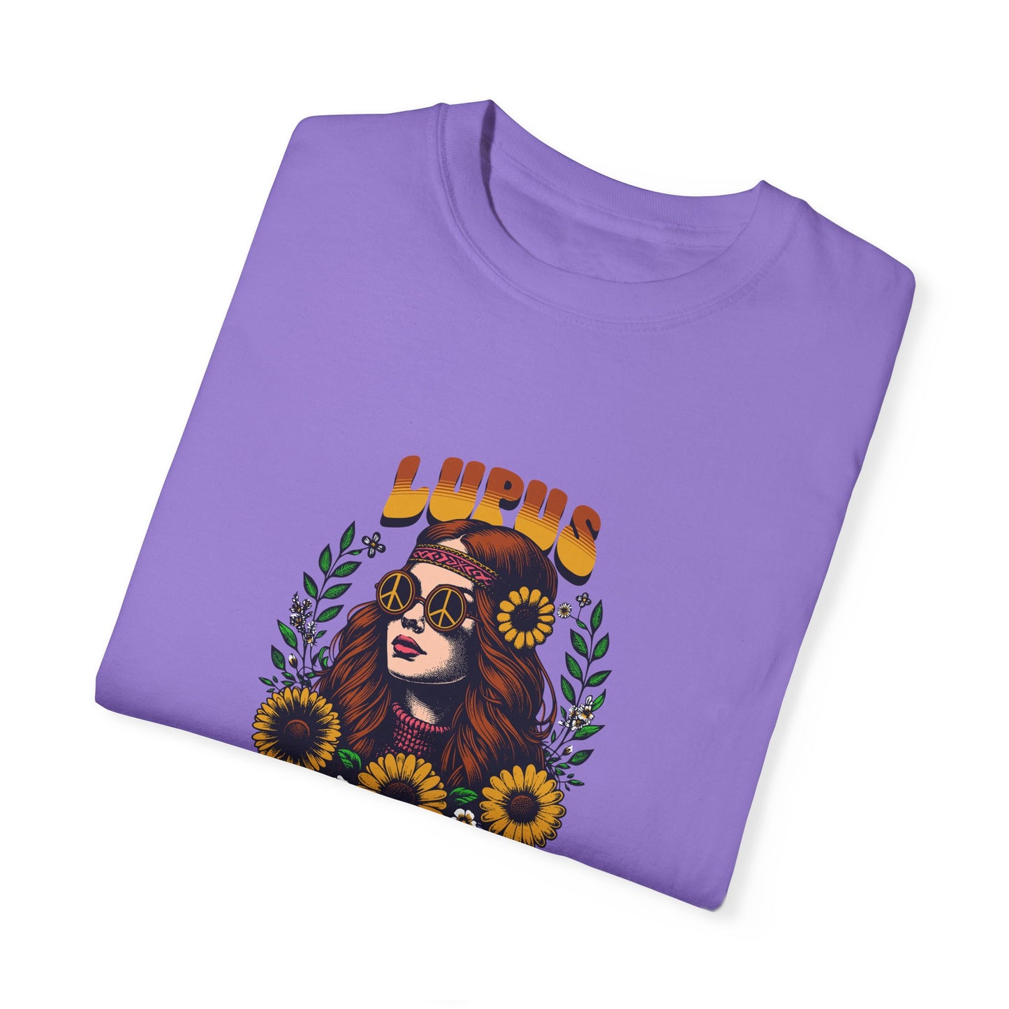 Lupus Warrior Garment-Dyed T-Shirt - Empowering Support for Lupus Awareness