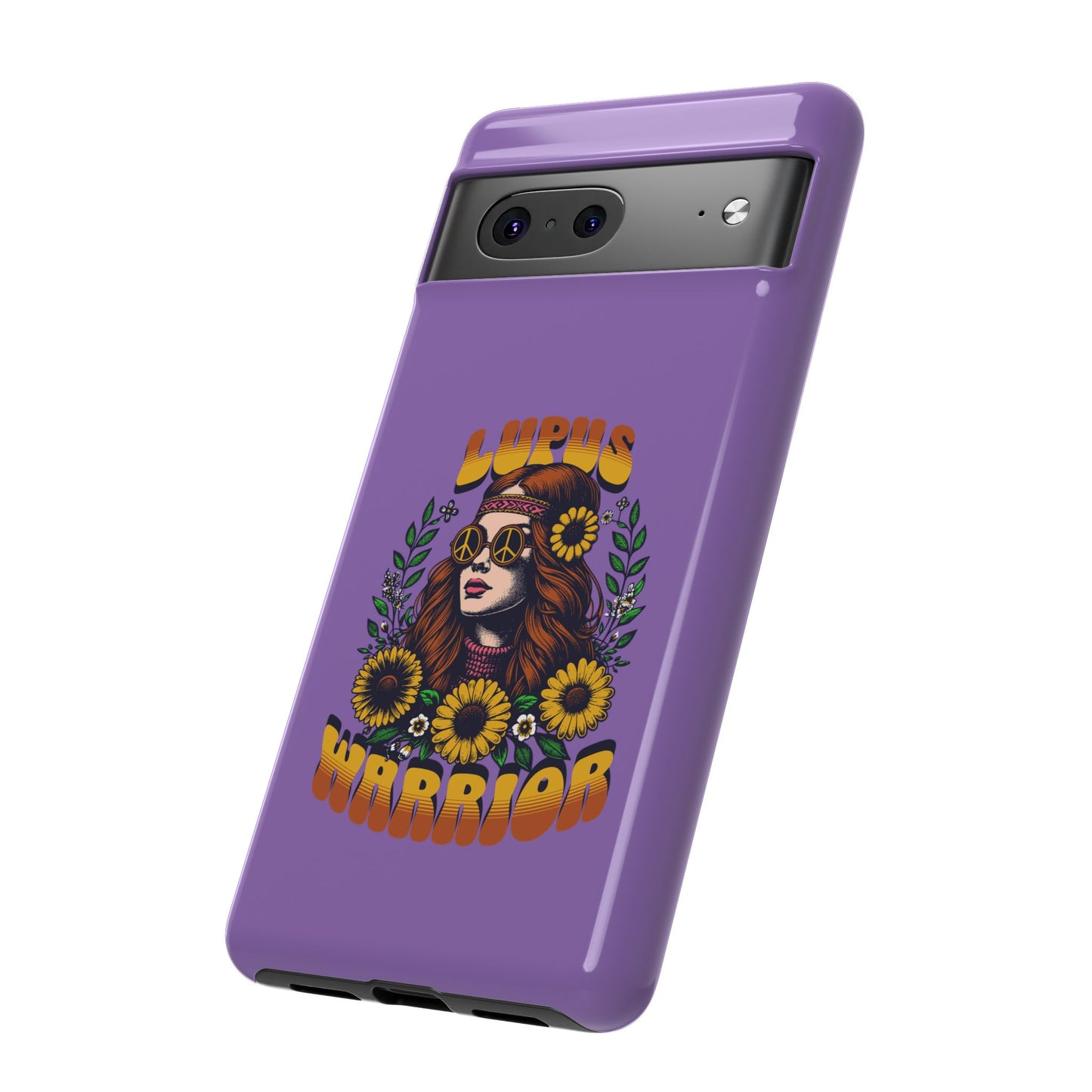 Lupus Warrior Phone Case - Stylish Purple Floral Design for Advocates
