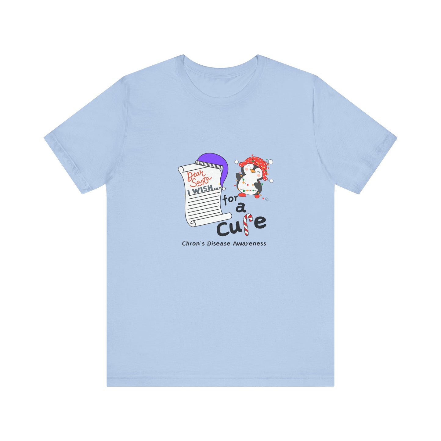 Unisex Jersey Short Sleeve Tee, Chron's Disease Awareness, Holiday Gift Ideas