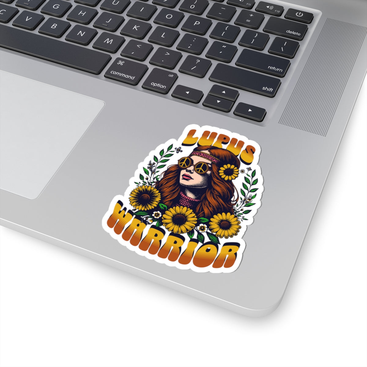Lupus Warrior Kiss-Cut Stickers | Boho Inspired Floral Decals for Support & Awareness