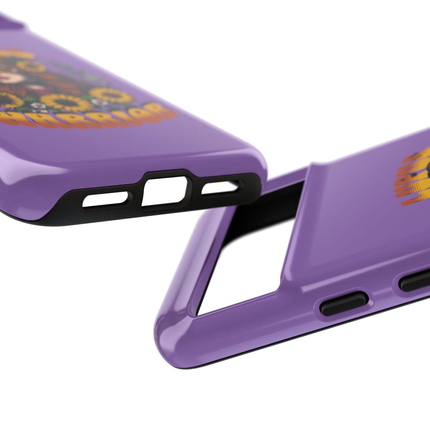 Lupus Warrior Phone Case - Stylish Purple Floral Design for Advocates