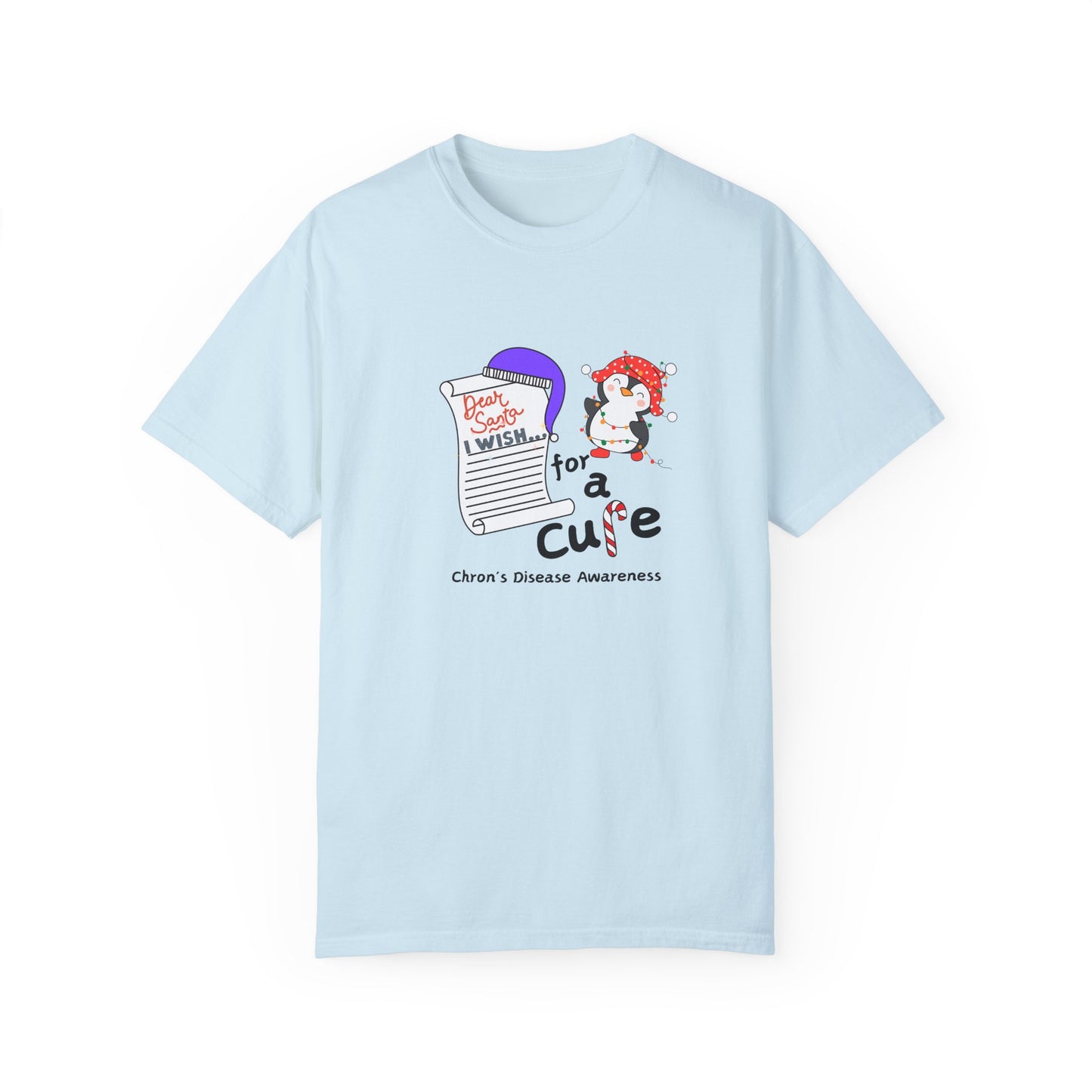 Unisex Cotton T-shirt, Chron's Disease Awareness, Holiday Gift Ideas