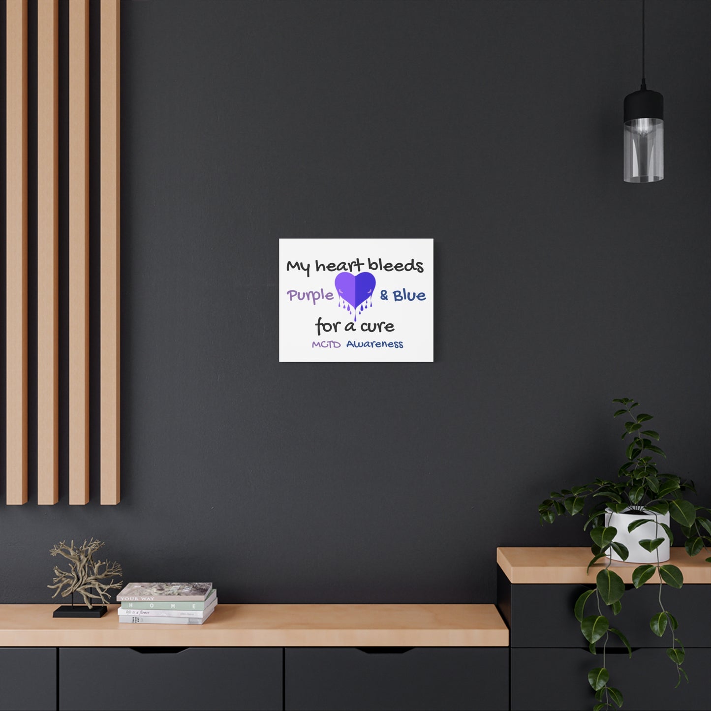 MCTD Awareness Home Decor Matte Canvas, Stretched, 1.25"