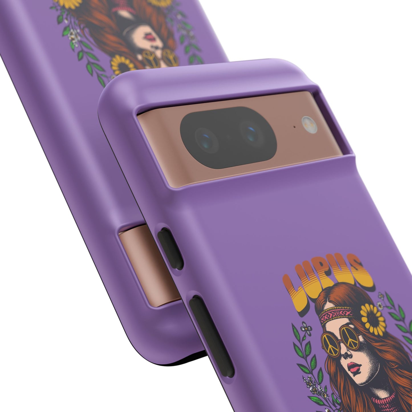 Lupus Warrior Phone Case - Stylish Purple Floral Design for Advocates
