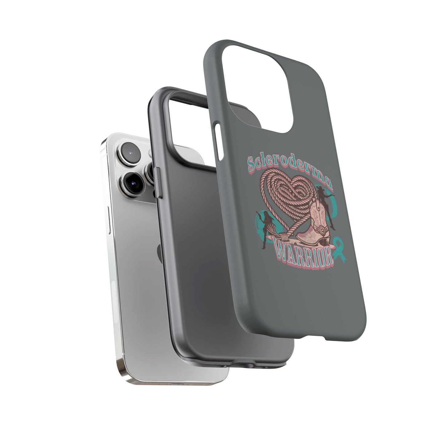 Scleroderma warrior phone case, iPhone case, valentine rodeo themed