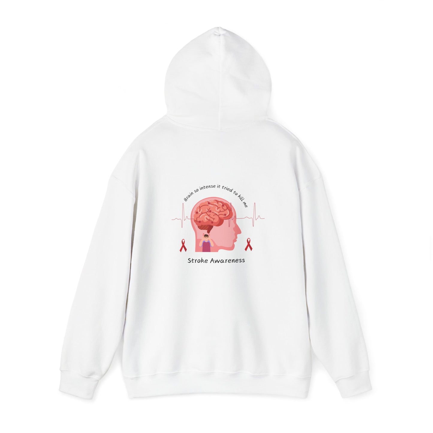 Stroke Awareness Unisex Heavy Hooded Sweatshirt