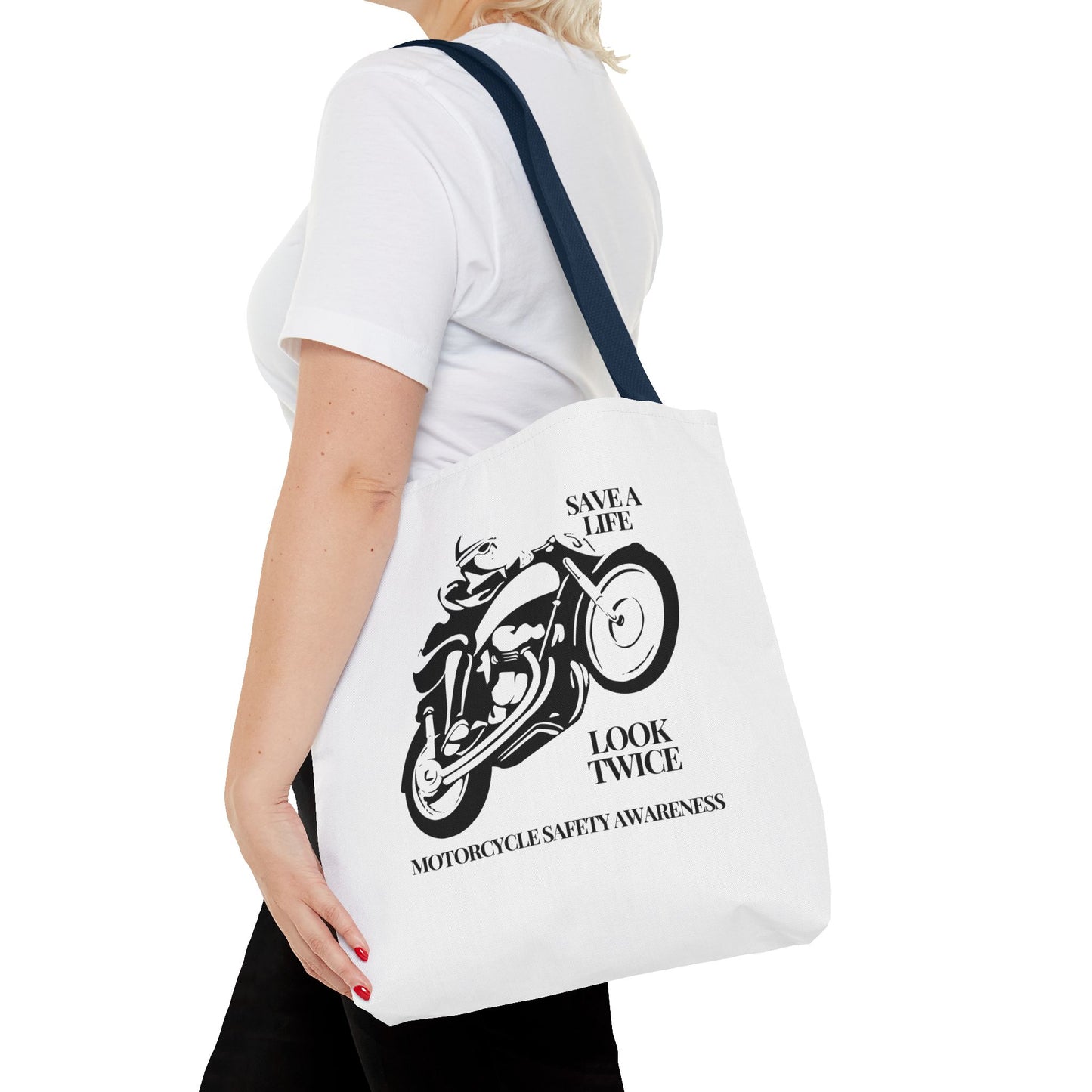 Motorcycle Safety Awareness Tote Travel Bag