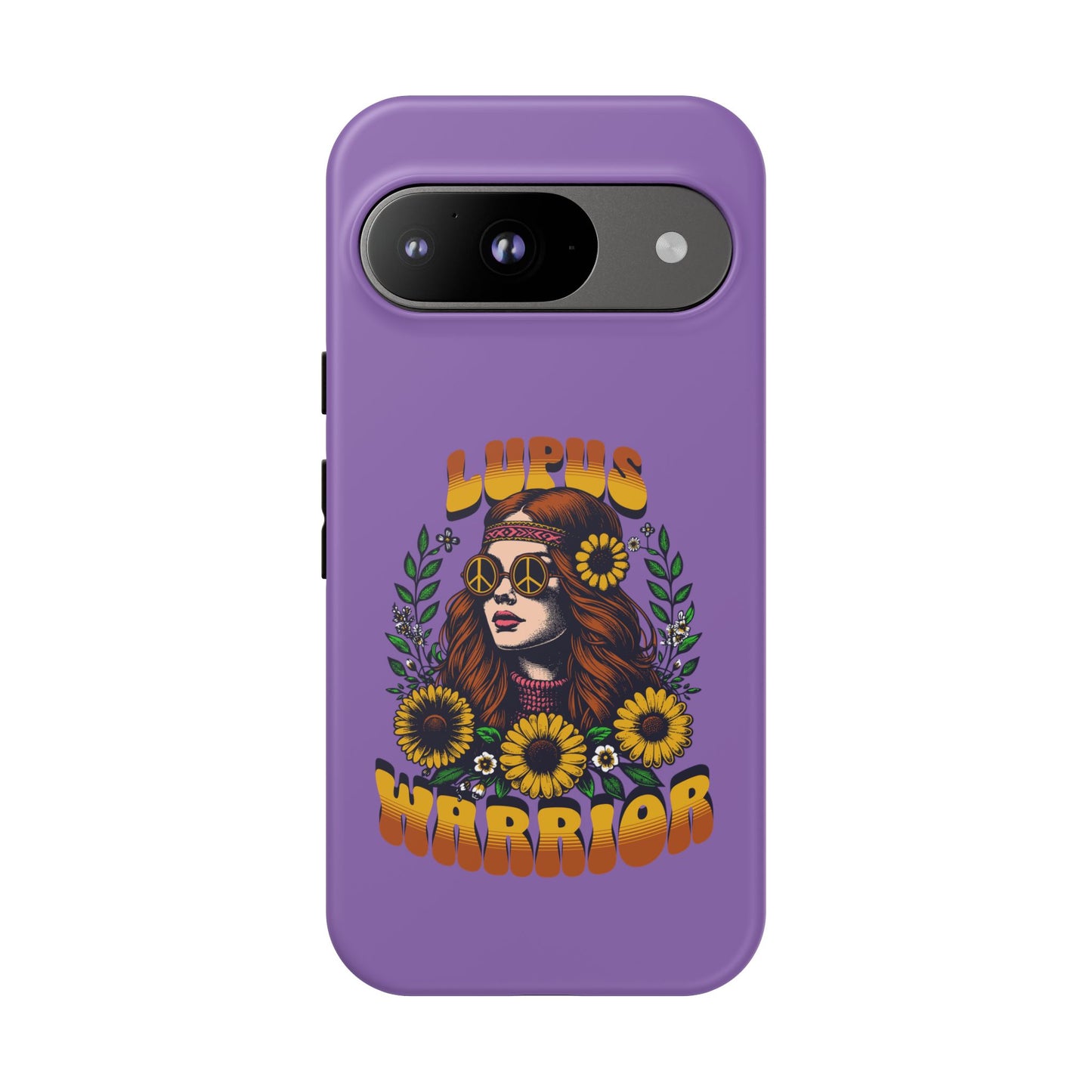 Lupus Warrior Phone Case - Stylish Purple Floral Design for Advocates