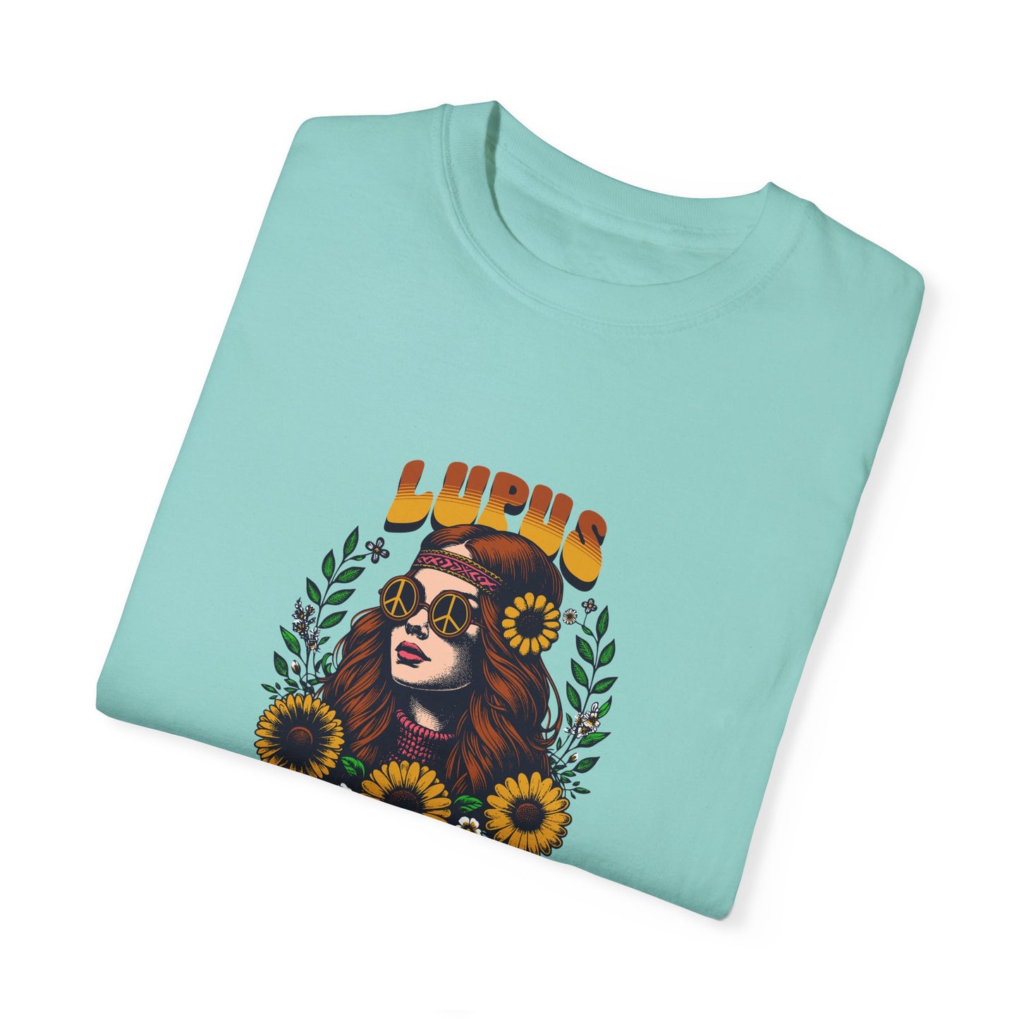 Lupus Warrior Garment-Dyed T-Shirt - Empowering Support for Lupus Awareness