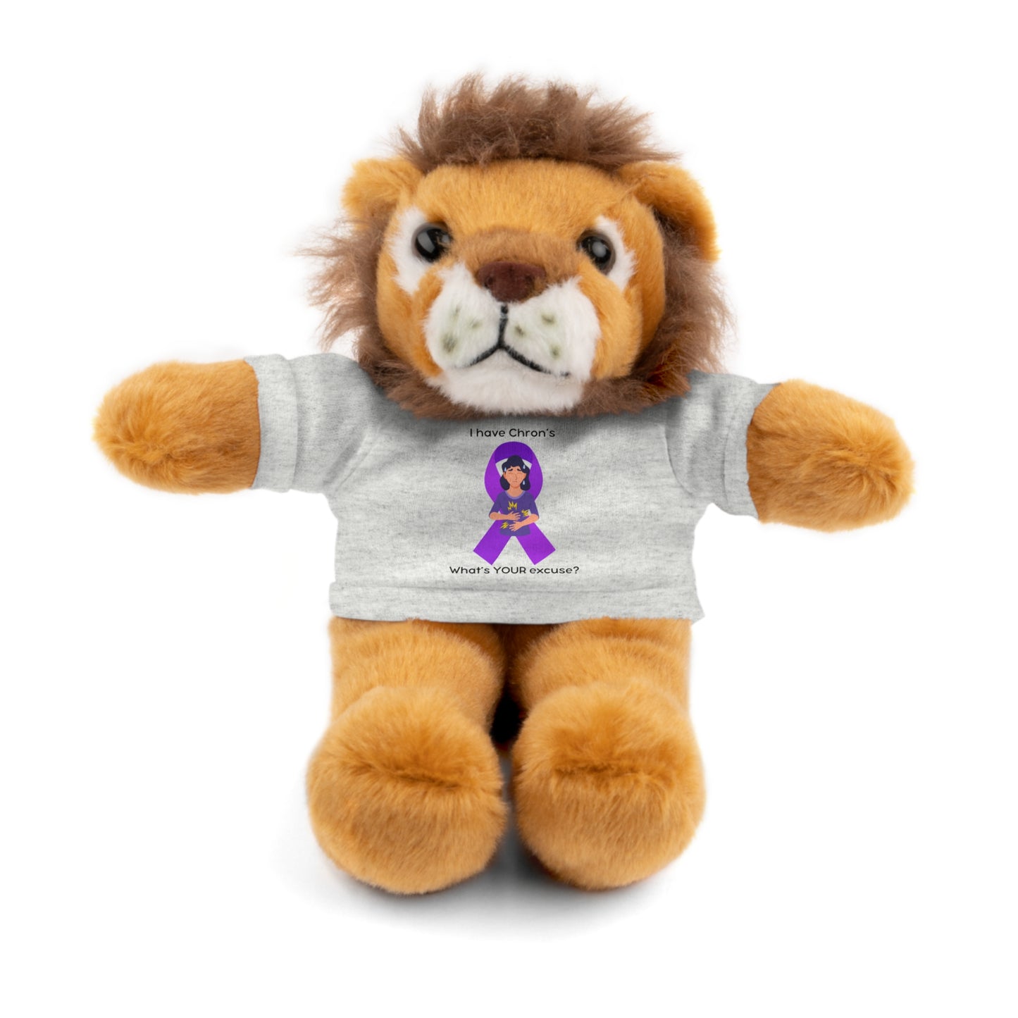 Chron's Disease Awareness Stuffed Animals with Tee