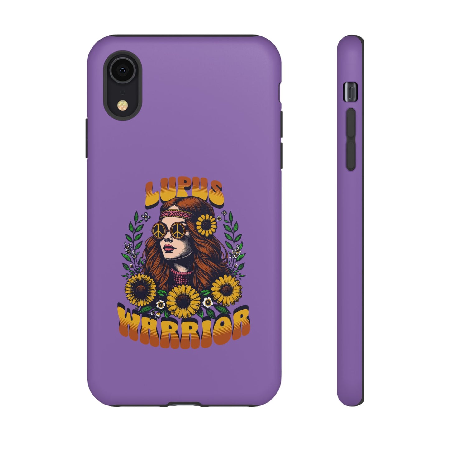 Lupus Warrior Phone Case - Stylish Purple Floral Design for Advocates