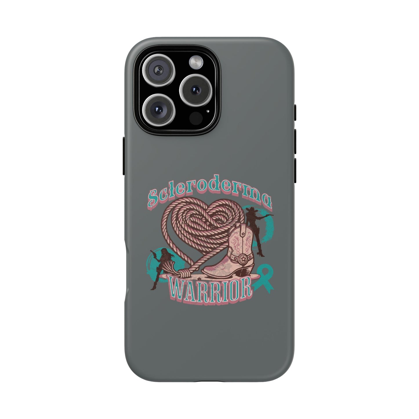 Scleroderma warrior phone case, iPhone case, valentine rodeo themed