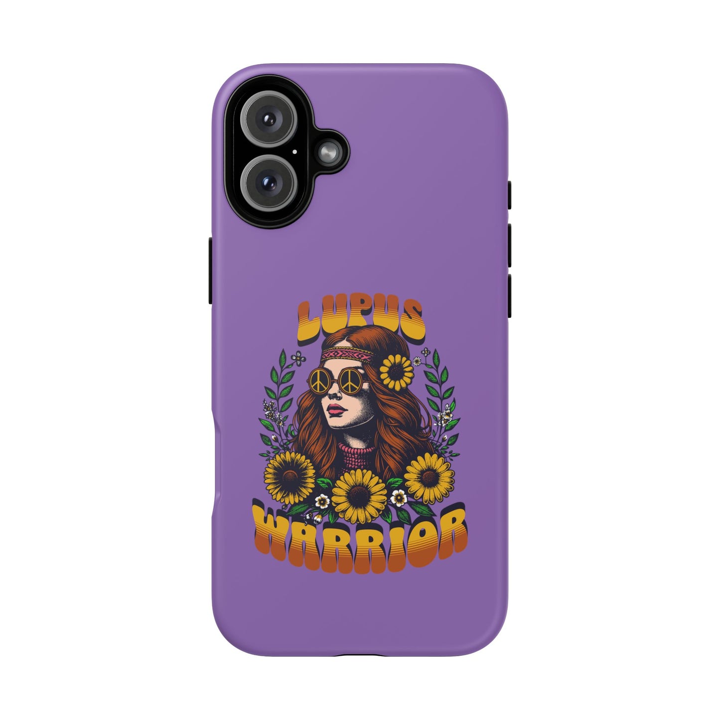 Lupus Warrior Phone Case - Stylish Purple Floral Design for Advocates