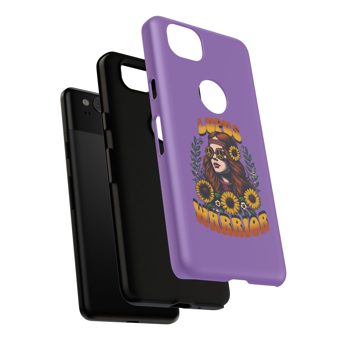 Lupus Warrior Phone Case - Stylish Purple Floral Design for Advocates