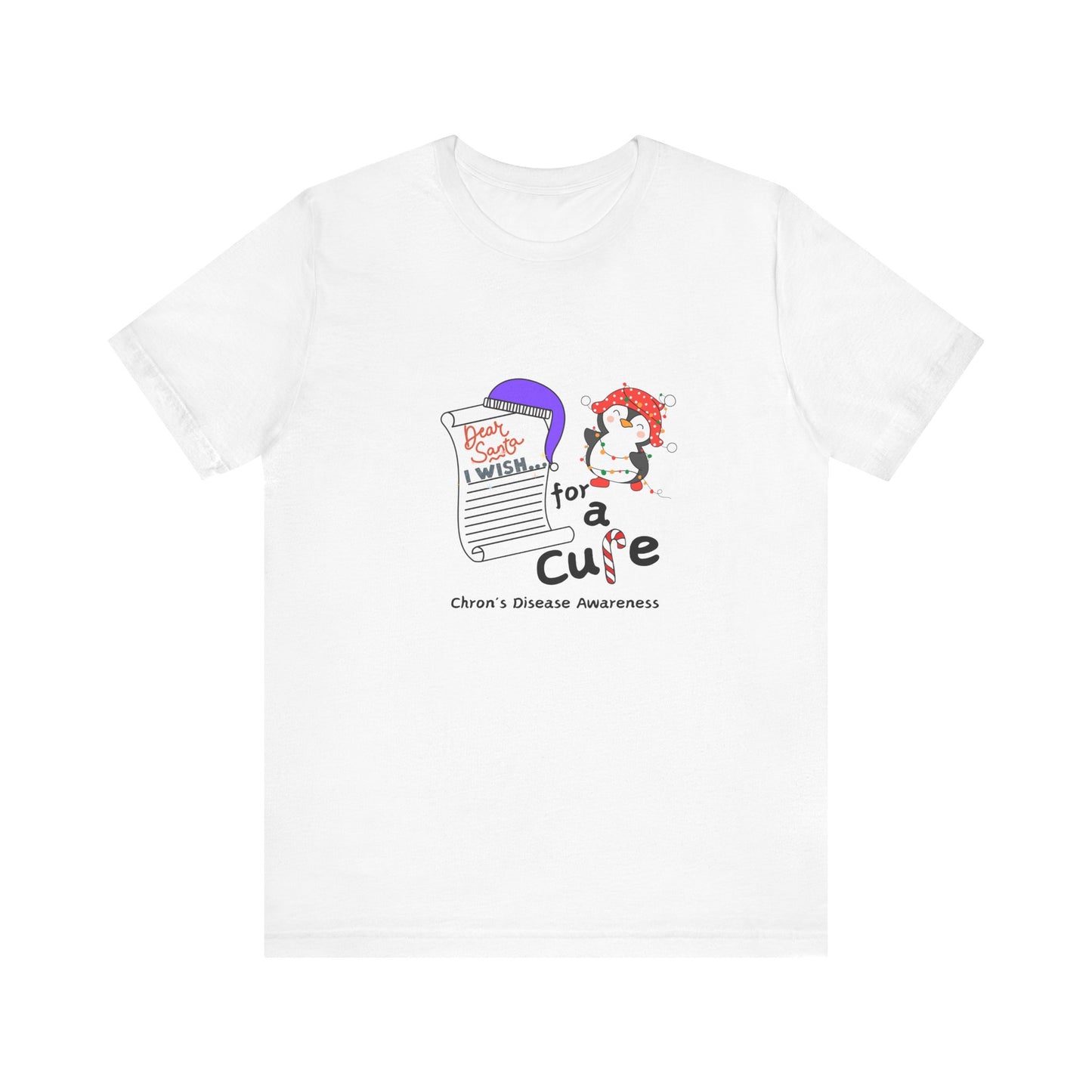 Unisex Jersey Short Sleeve Tee, Chron's Disease Awareness, Holiday Gift Ideas