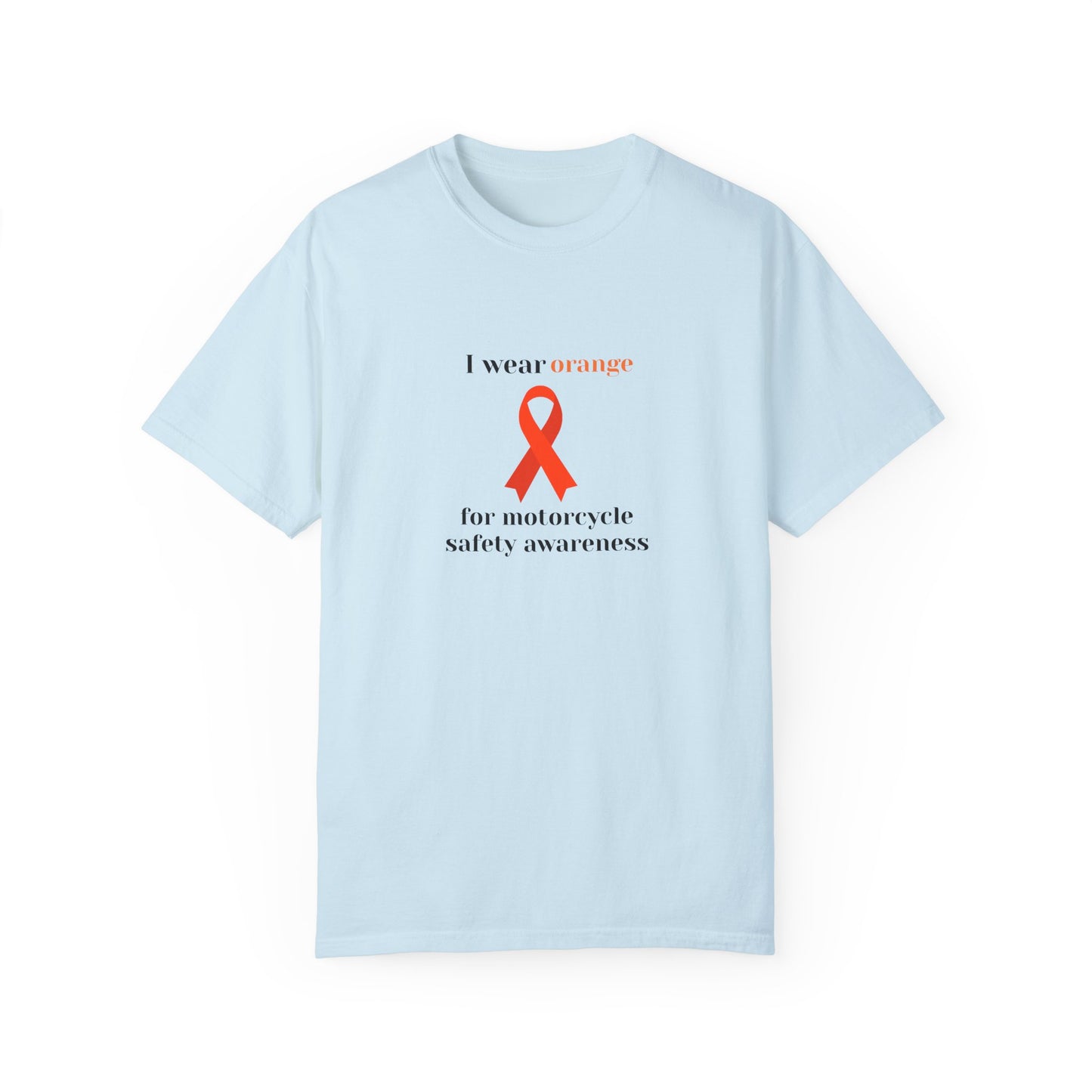 Motorcycle Safety Awareness Orange Ribbon Unisex T-shirt