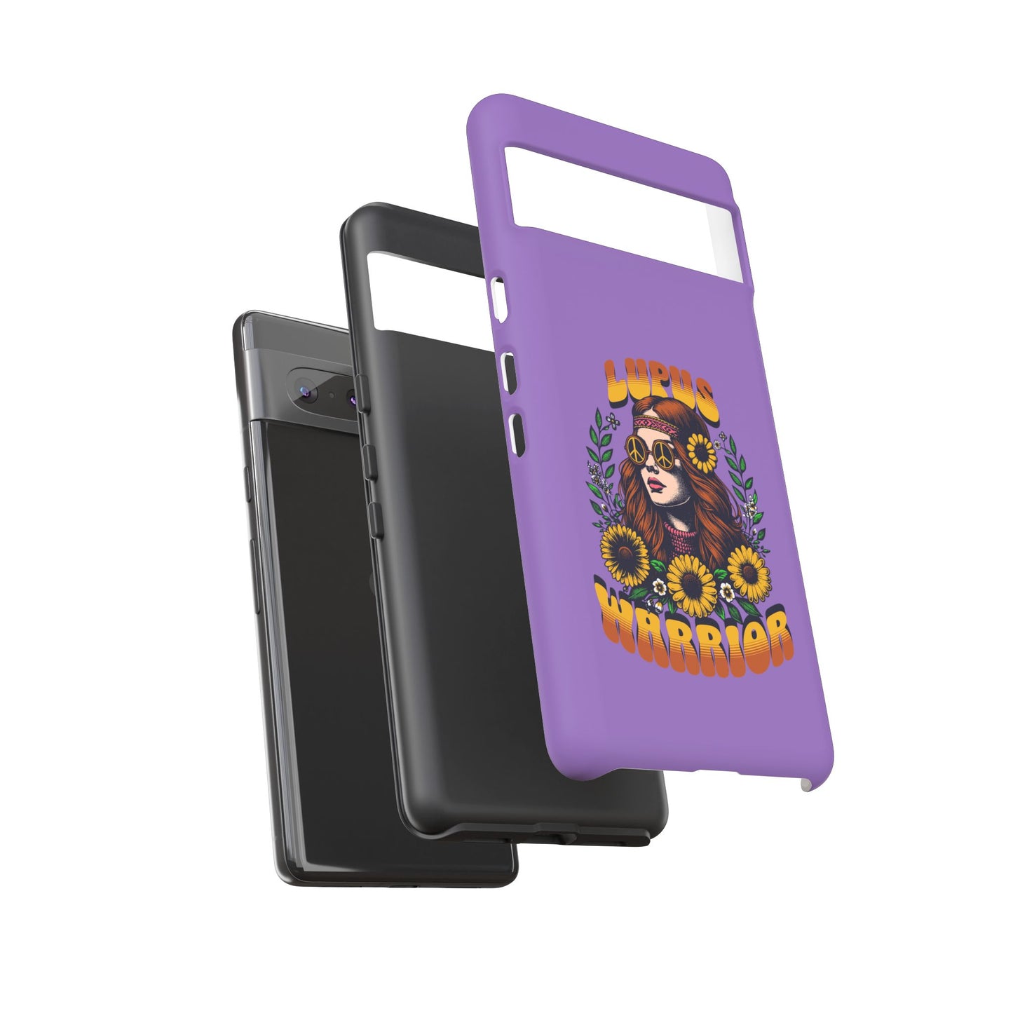 Lupus Warrior Phone Case - Stylish Purple Floral Design for Advocates