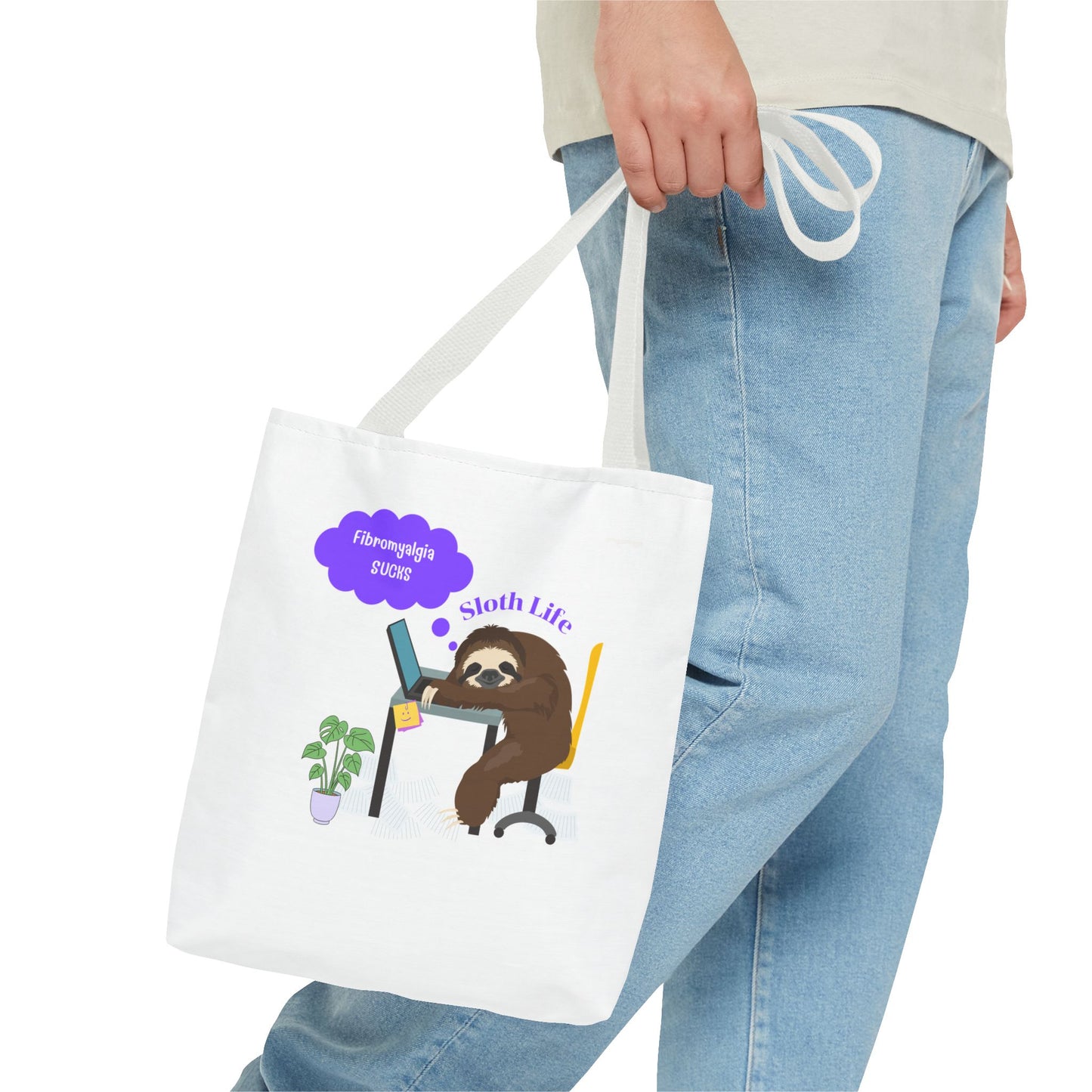 Fibromyalgia Awareness Tote Bag