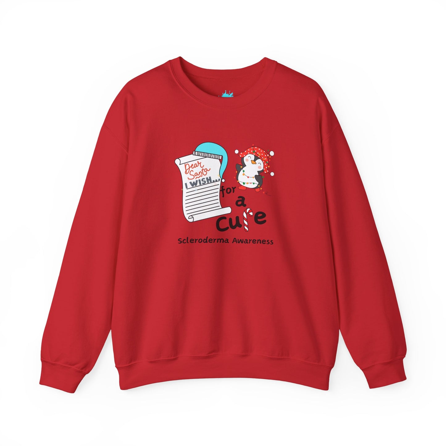 Unisex Crewneck Sweatshirt Scleroderma Awareness Holiday Sweater