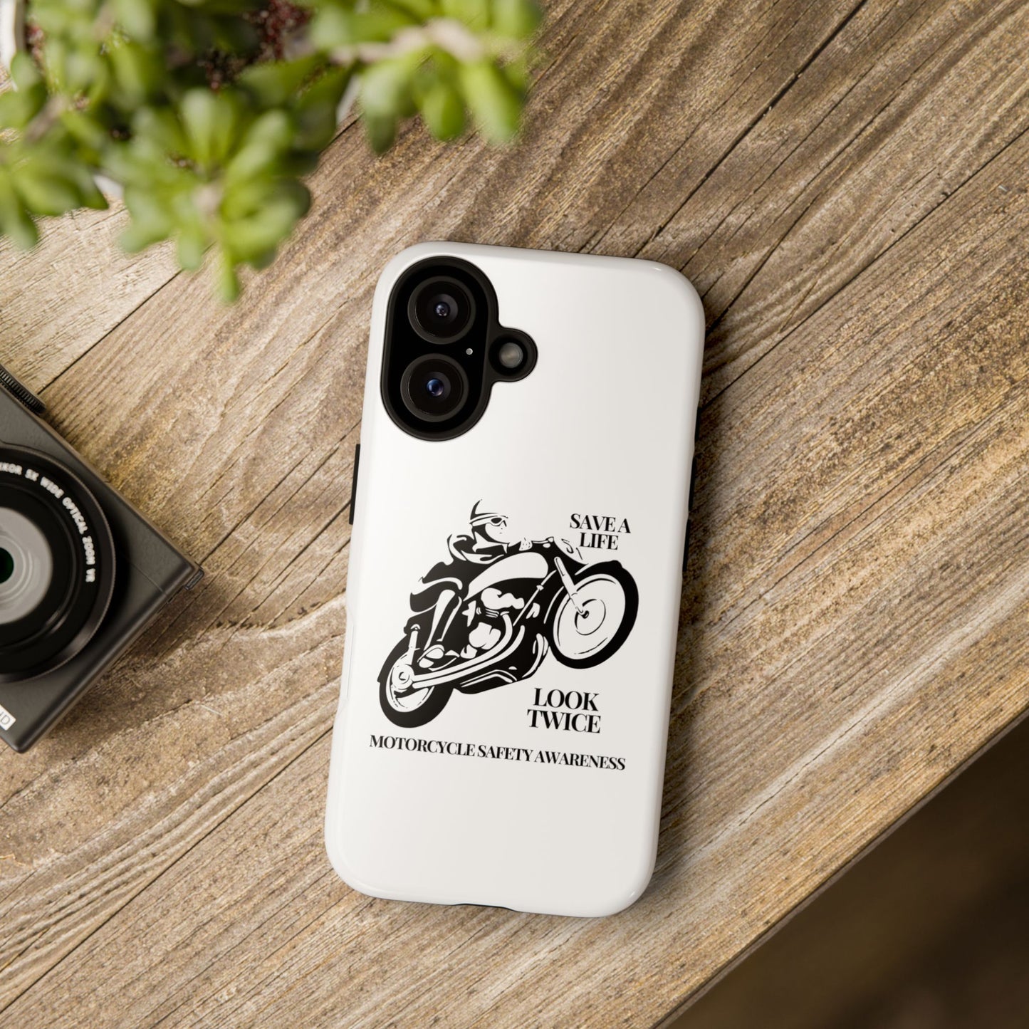 Motorcycle Safety Awareness iPhone Case Tough Cases
