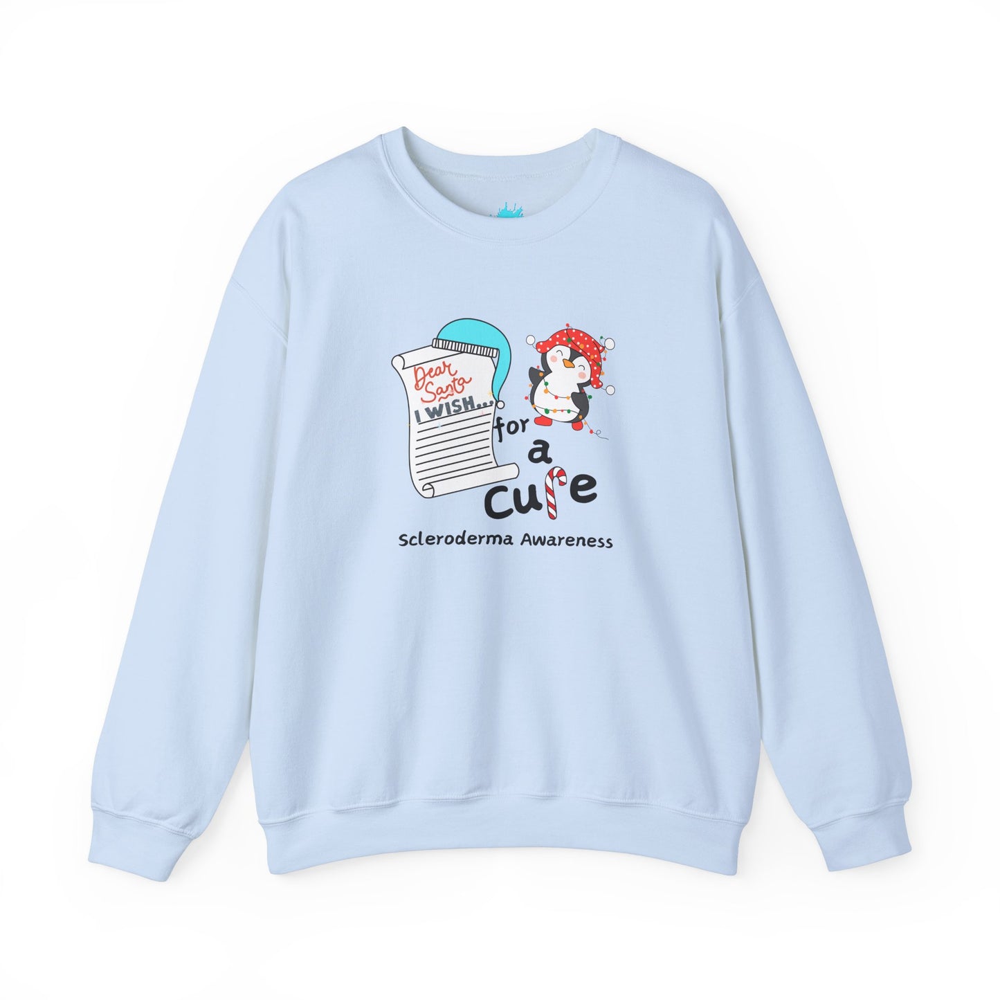 Unisex Crewneck Sweatshirt Scleroderma Awareness Holiday Sweater