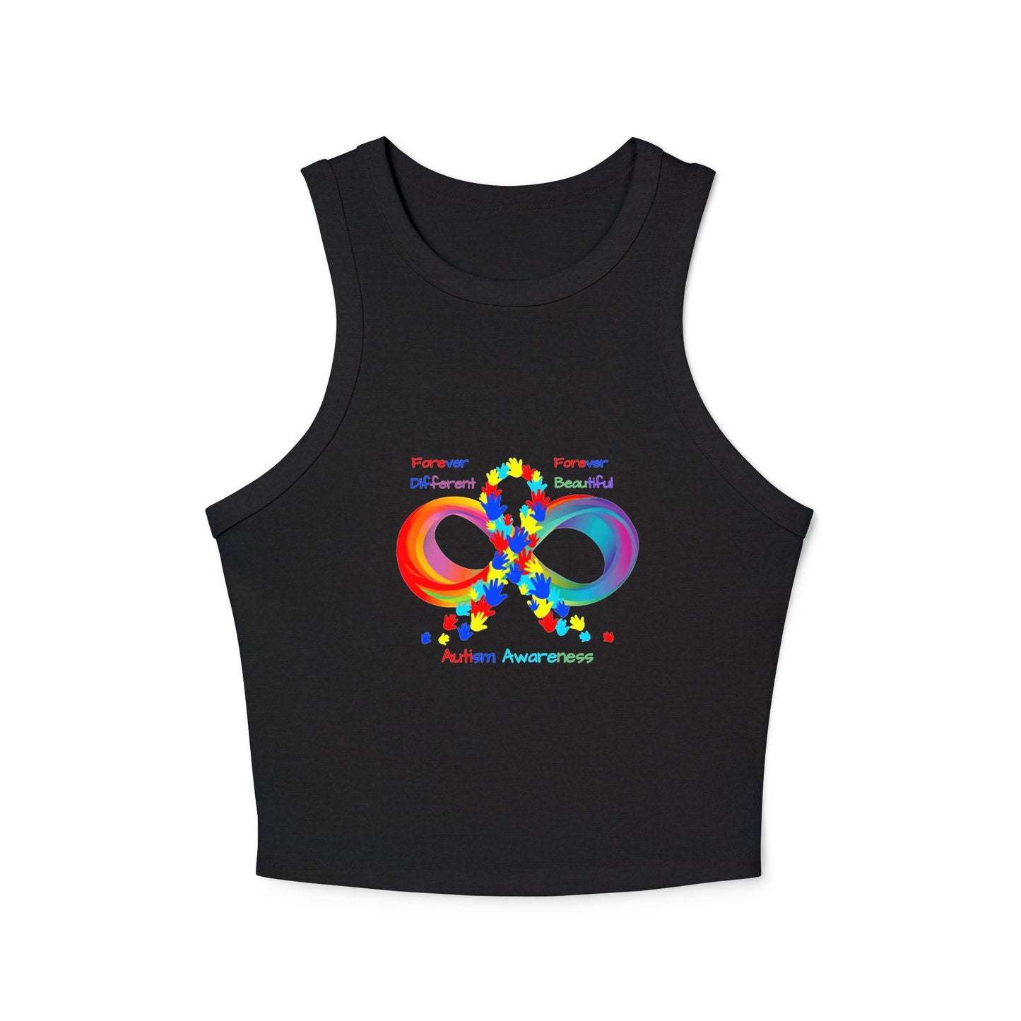 Autism Awareness Women's Micro Rib Racer Tank Top