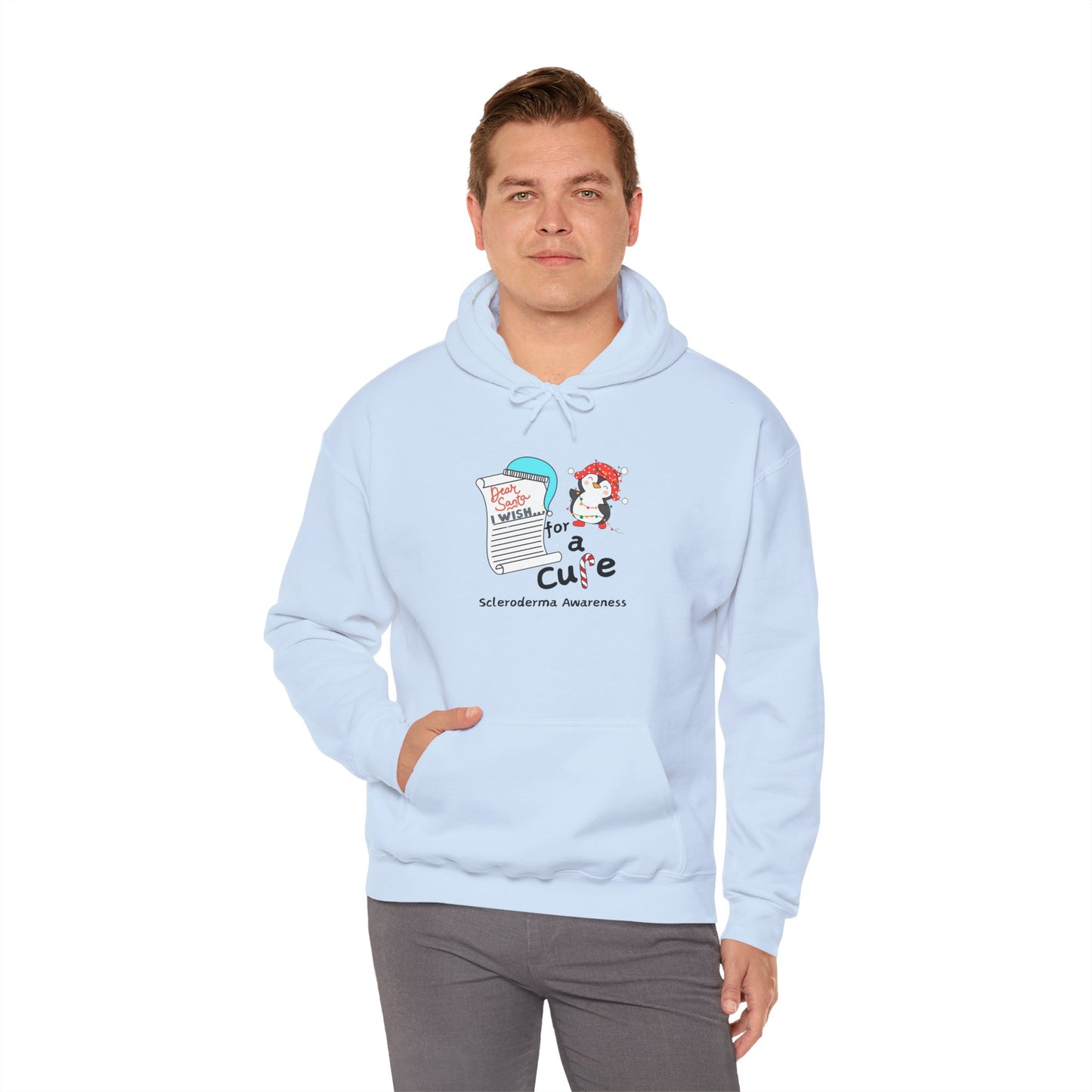 Unisex Hoodie Scleroderma Awareness Holiday Hooded Sweatshirt
