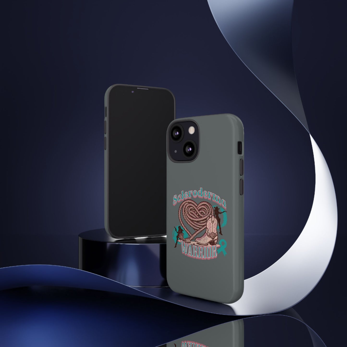 Scleroderma warrior phone case, iPhone case, valentine rodeo themed