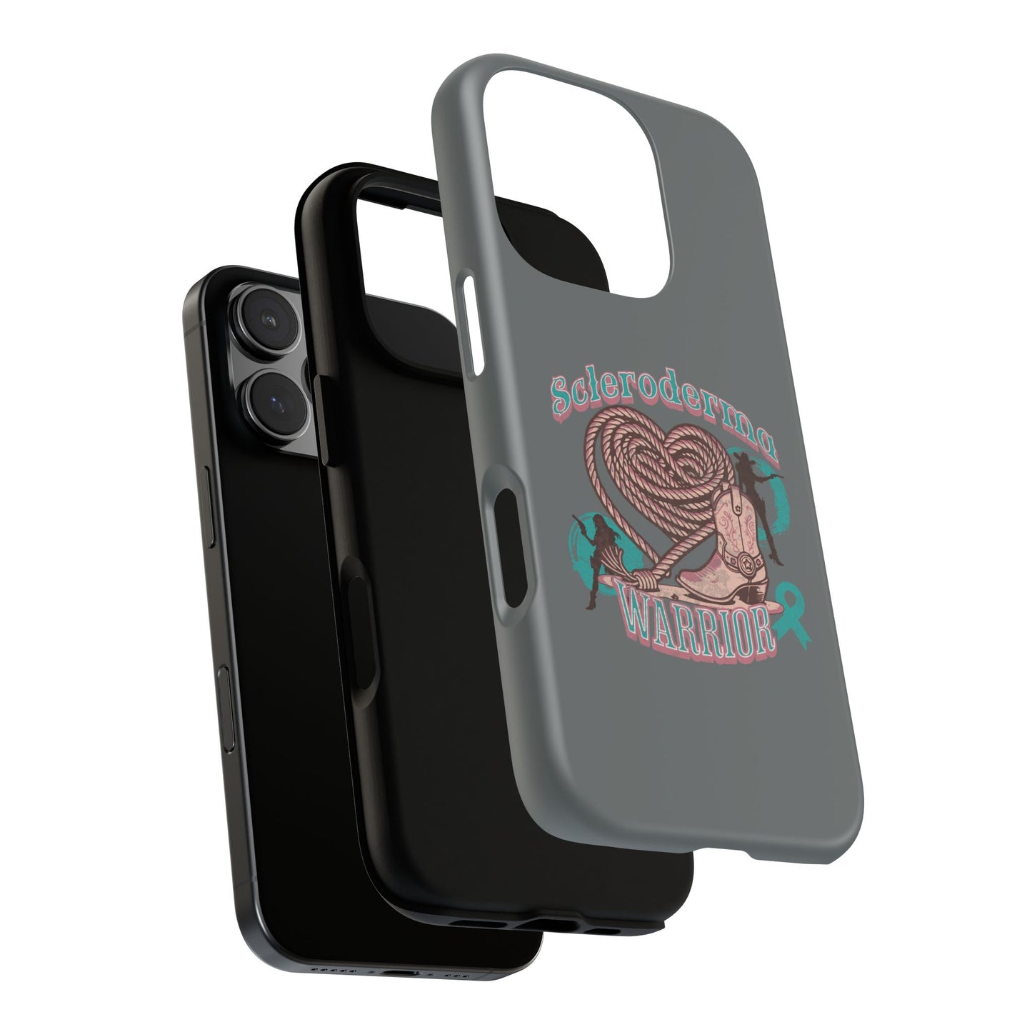 Scleroderma warrior phone case, iPhone case, valentine rodeo themed