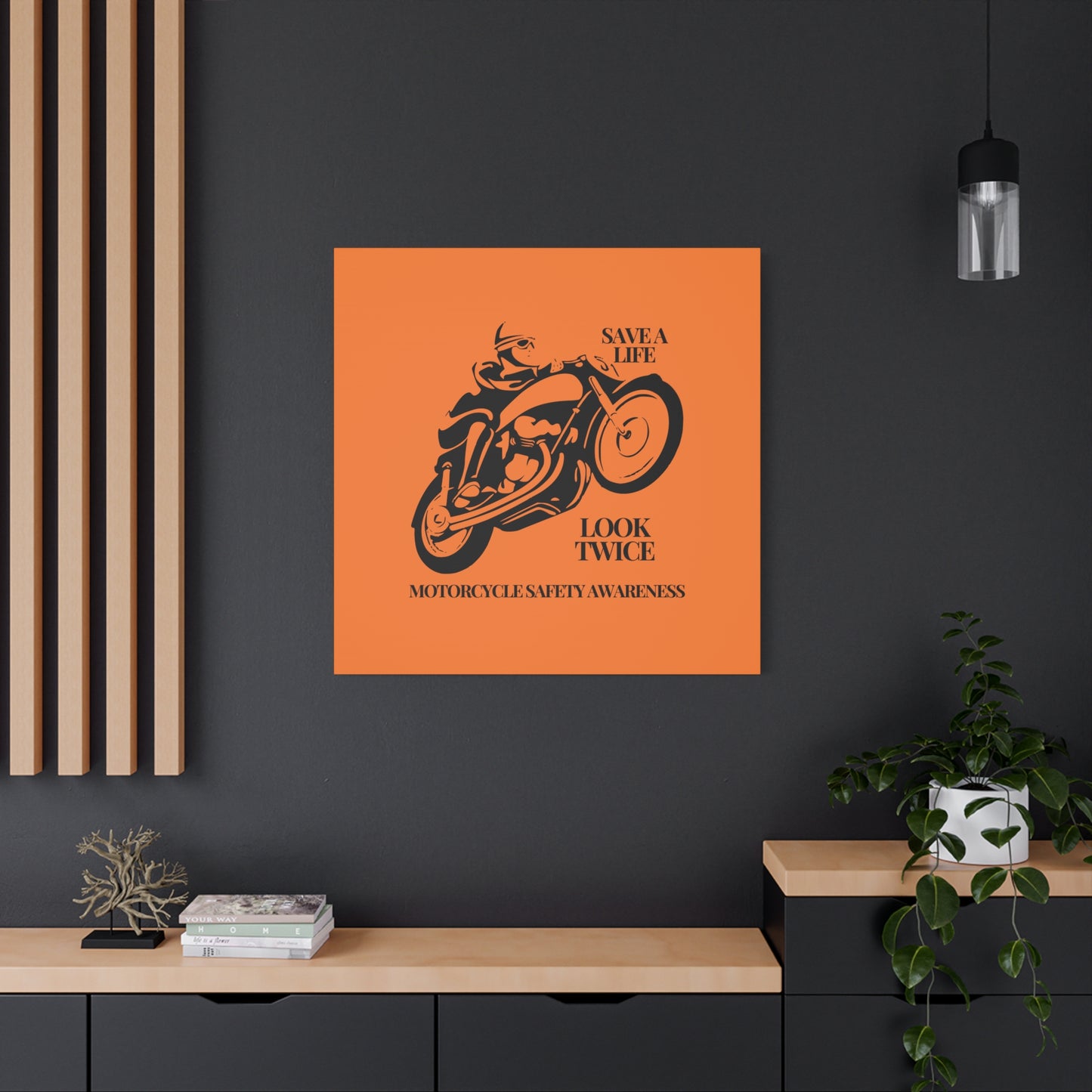 Motorcycle Safety Awareness Home Decor