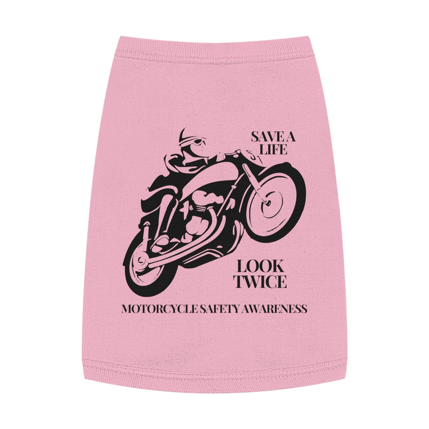 Motorcycle Safety Awareness Pet Tank Top