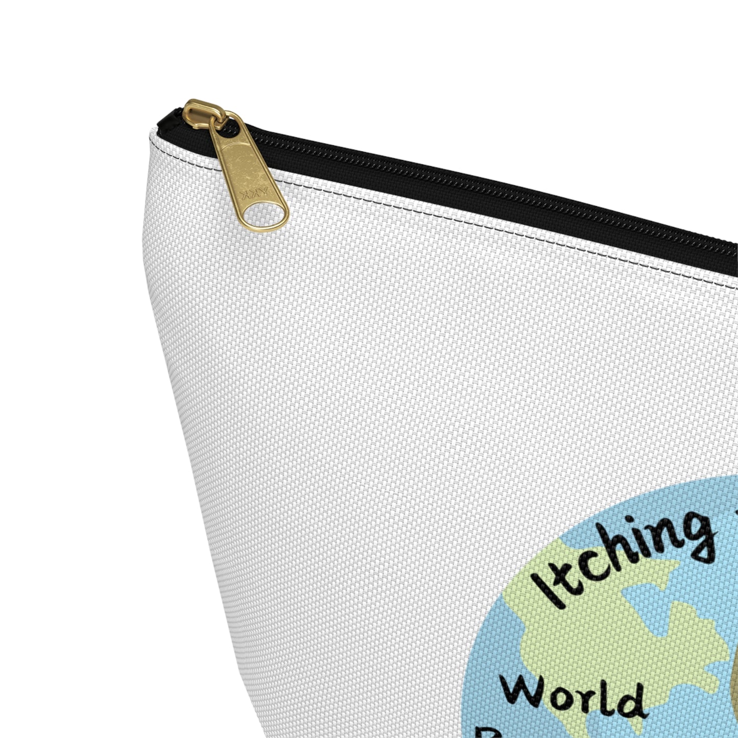 World Psoriasis Day Psoriasis Awareness Travel Pouch w T-bottom