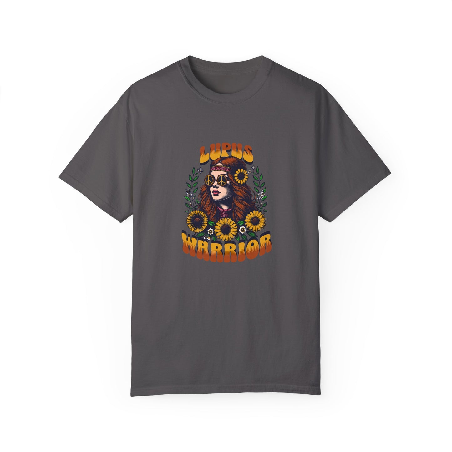 Lupus Warrior Garment-Dyed T-Shirt - Empowering Support for Lupus Awareness