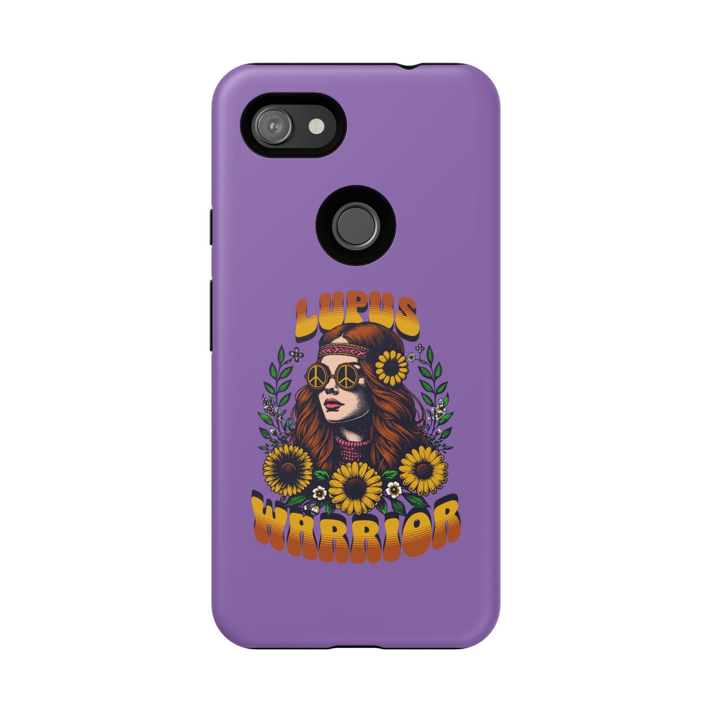 Lupus Warrior Phone Case - Stylish Purple Floral Design for Advocates
