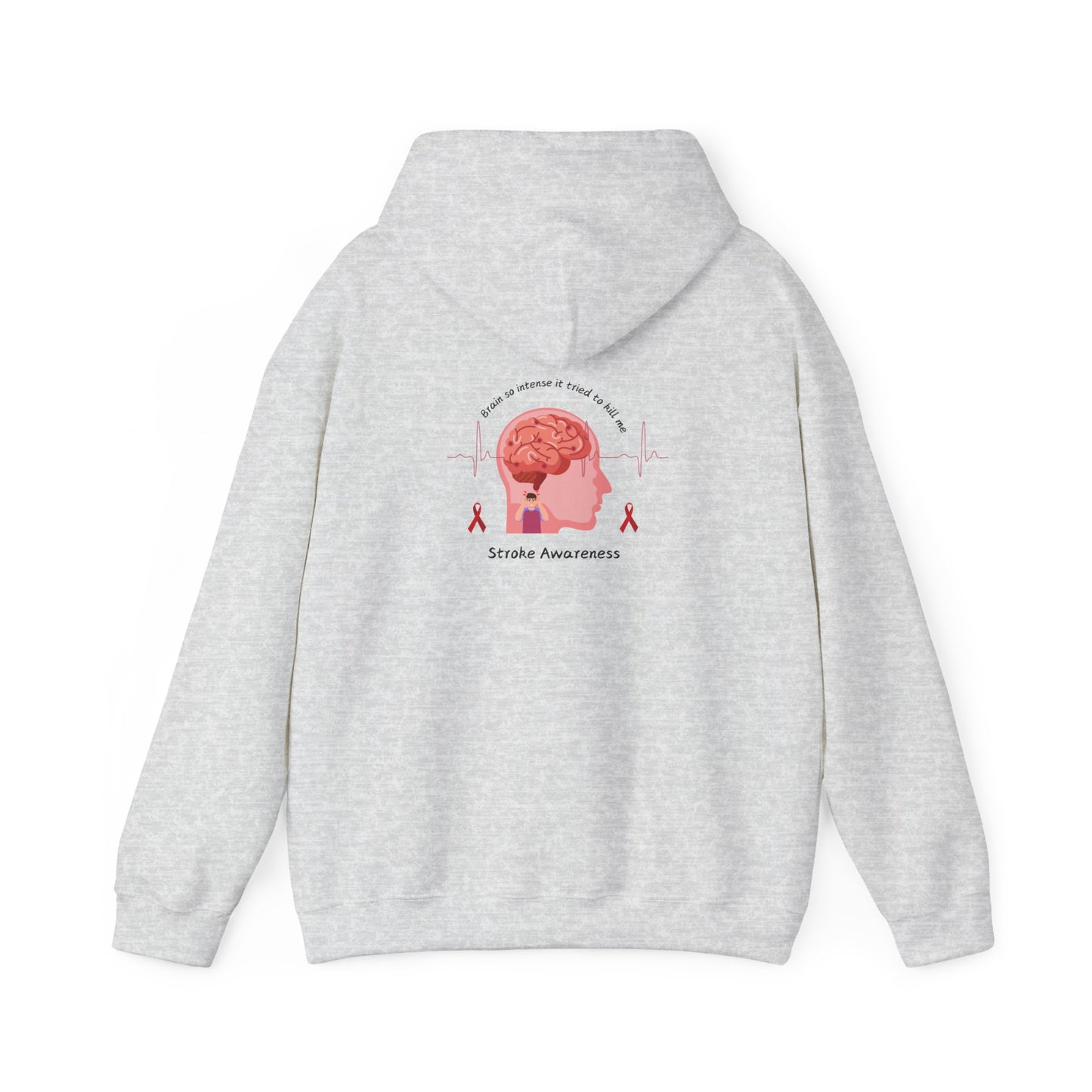 Stroke Awareness Unisex Heavy Hooded Sweatshirt