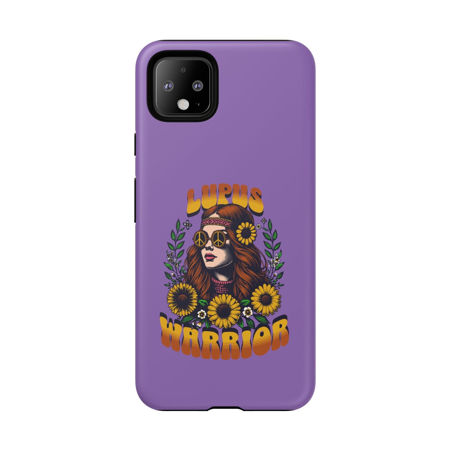 Lupus Warrior Phone Case - Stylish Purple Floral Design for Advocates